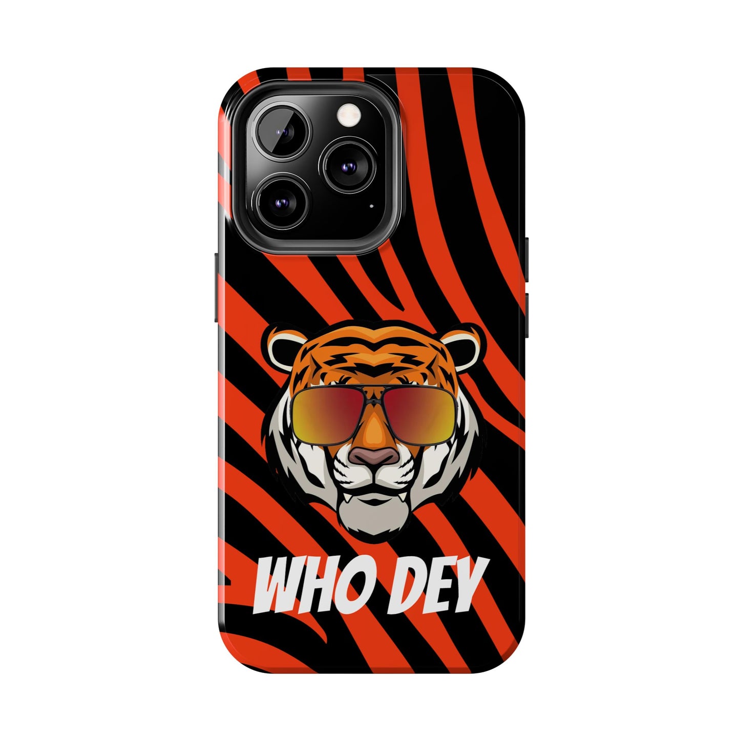 Who Dey Tiger Tough Phone Case