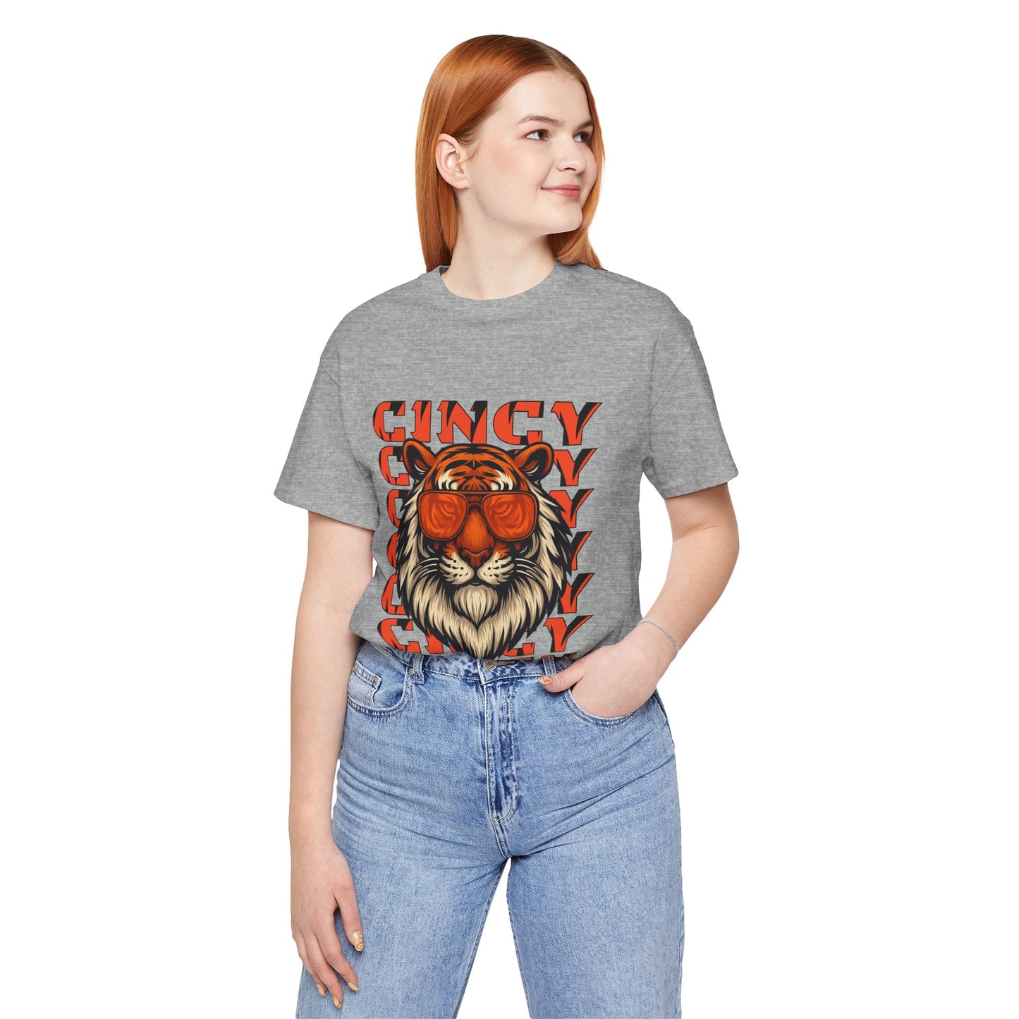 Cincy Tiger Unisex Jersey Short Sleeve Tee