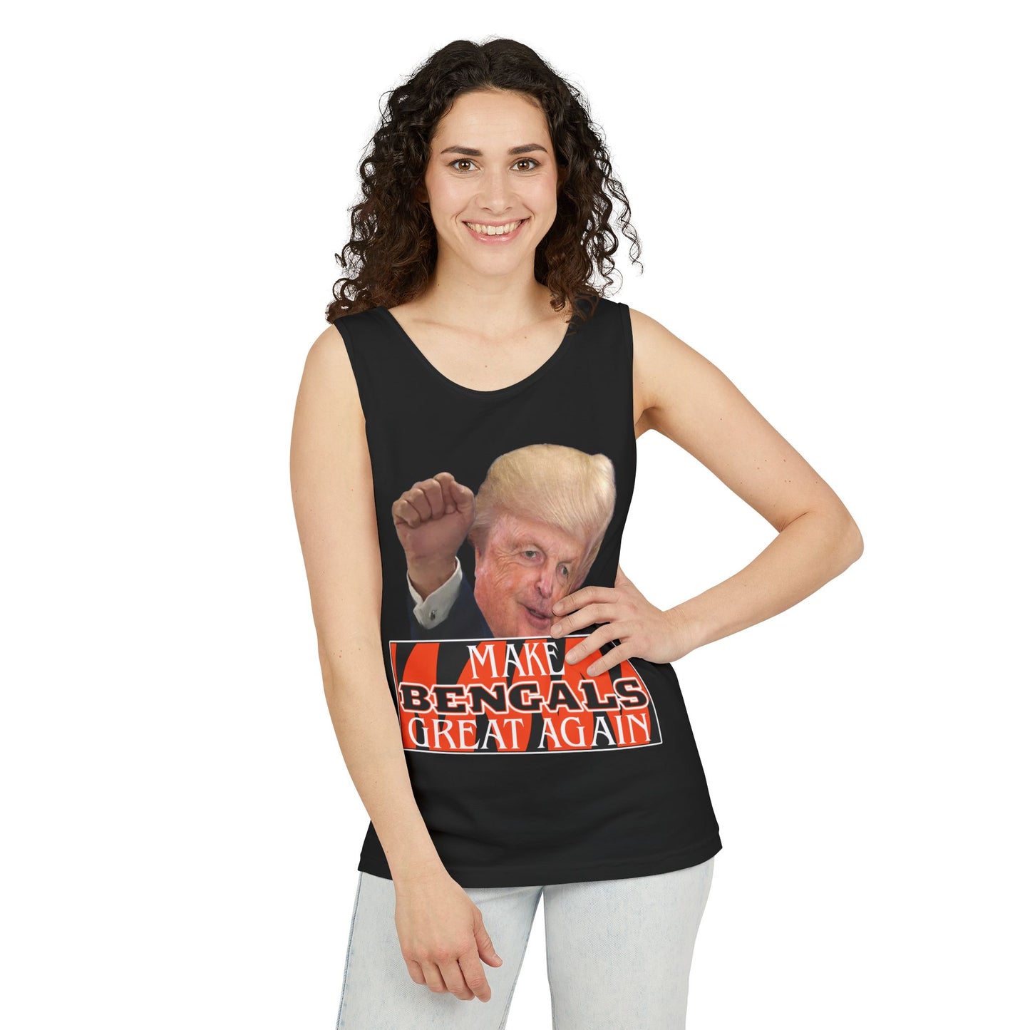 Make Bengals Great Again Tank Top - Unisex Summer Wear, Gift for Sports Fans, Casual Wear, Celebration Attire