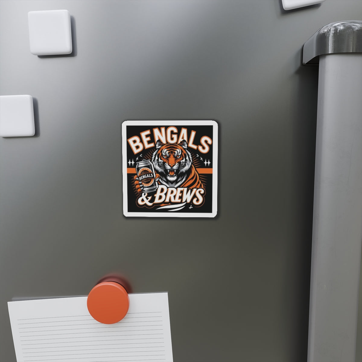 Bengals & Brews Die-Cut Magnets