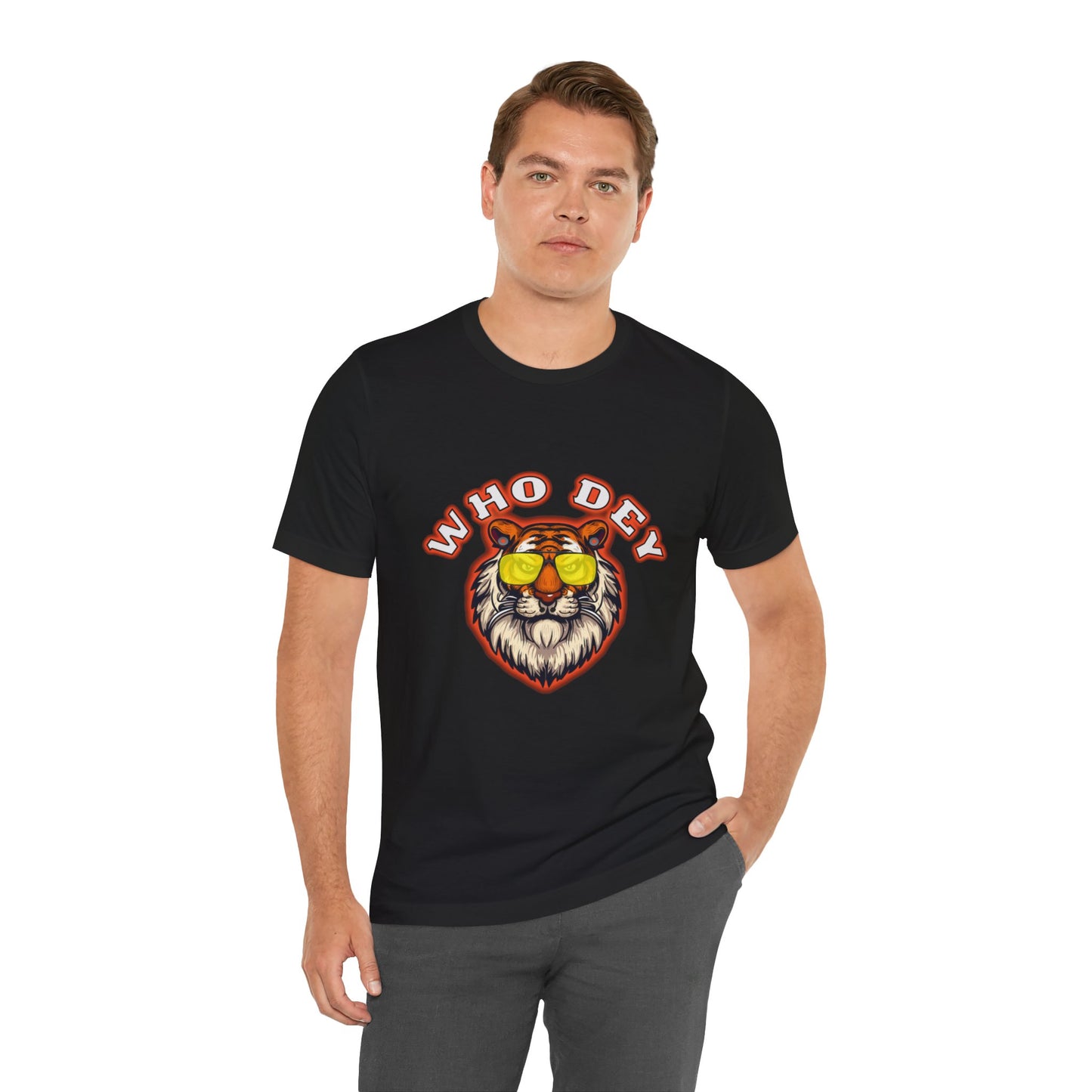 Who Dey CS513 Unisex Jersey Short Sleeve Tee