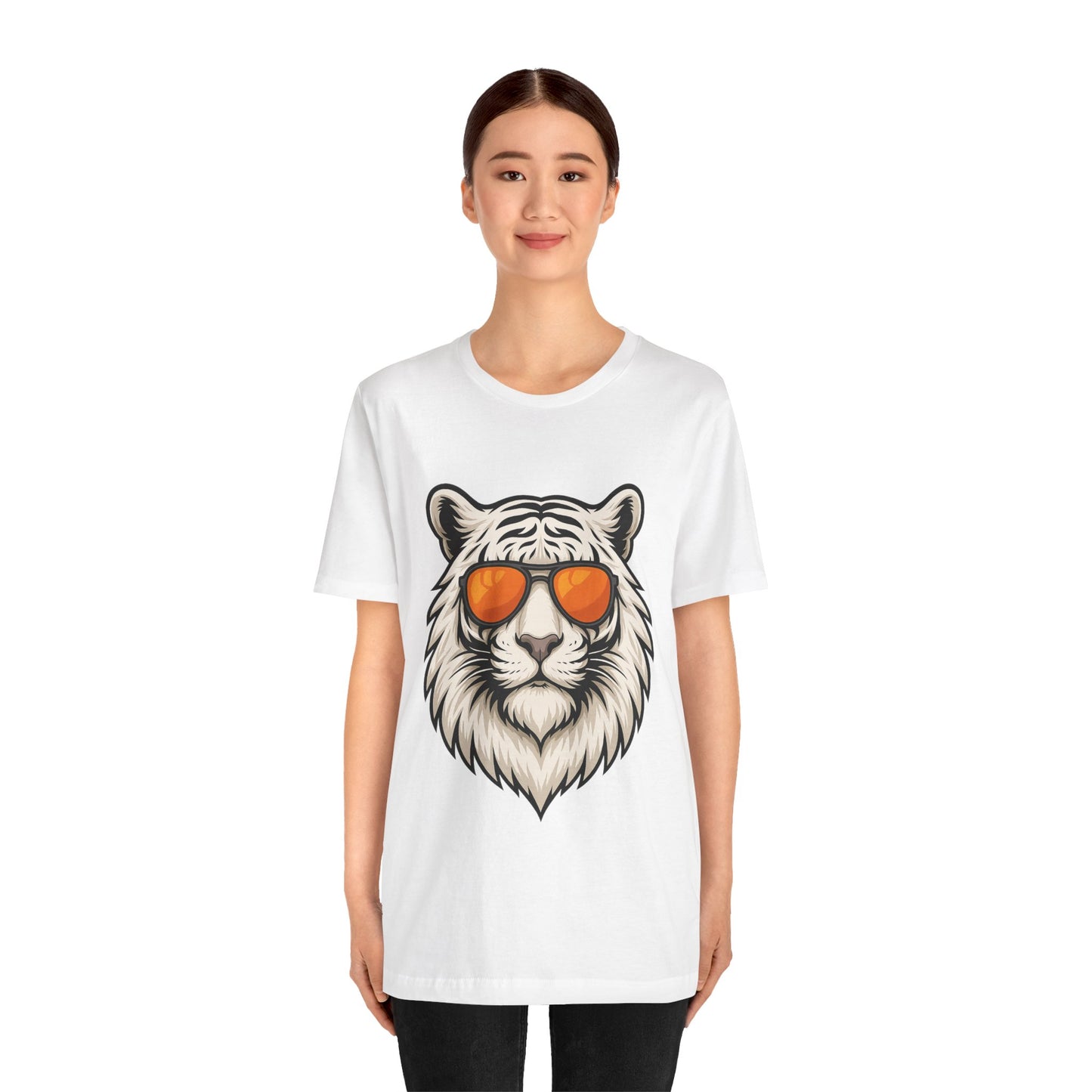 Cool Tiger Orange Sunglasses Tee