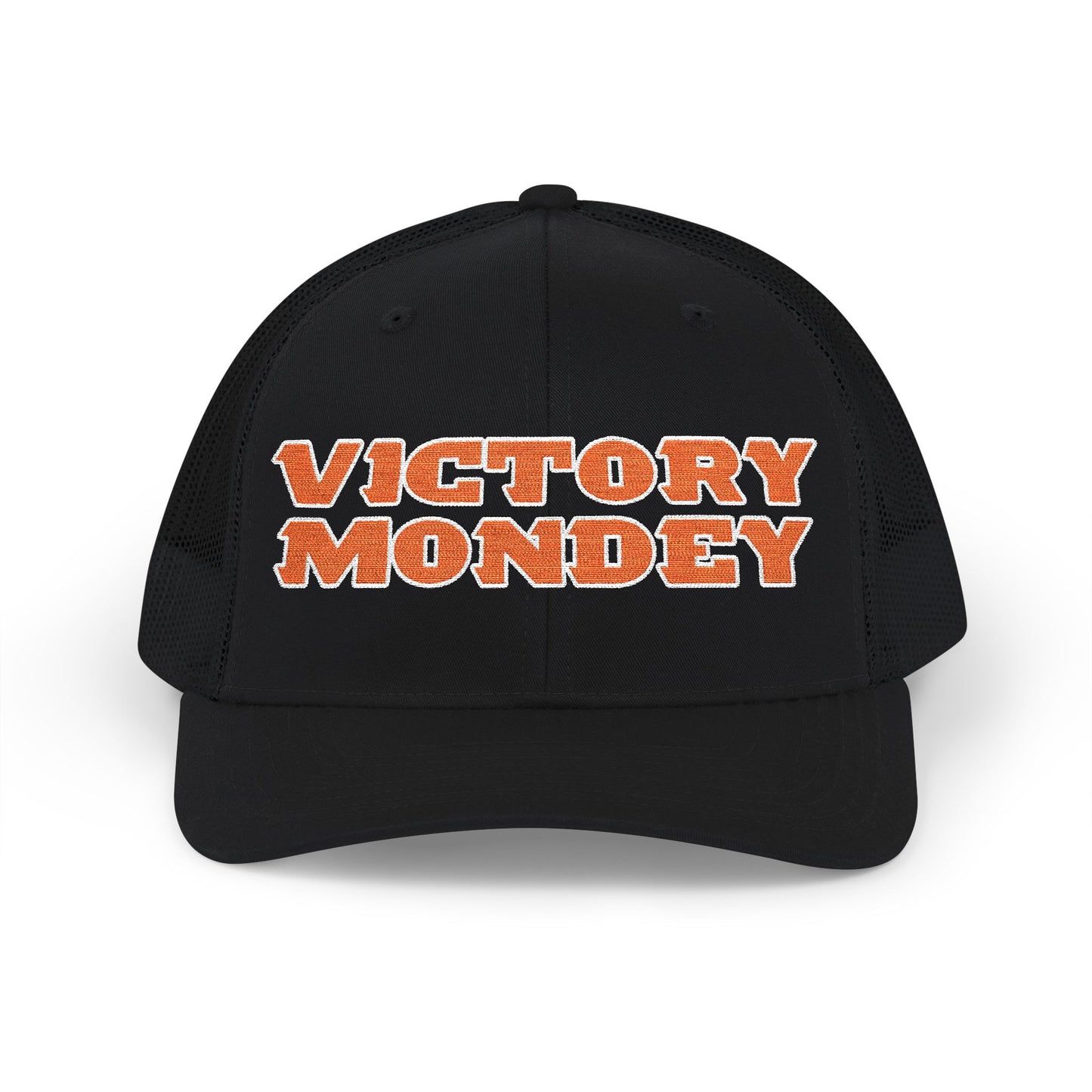 Victory MonDey Embroidered Snapback Trucker Cap - Comfortable & Stylish Headwear for Game Day