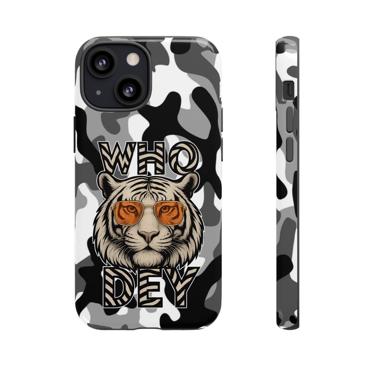WhiteOut Tiger Phone Case for iPhone
