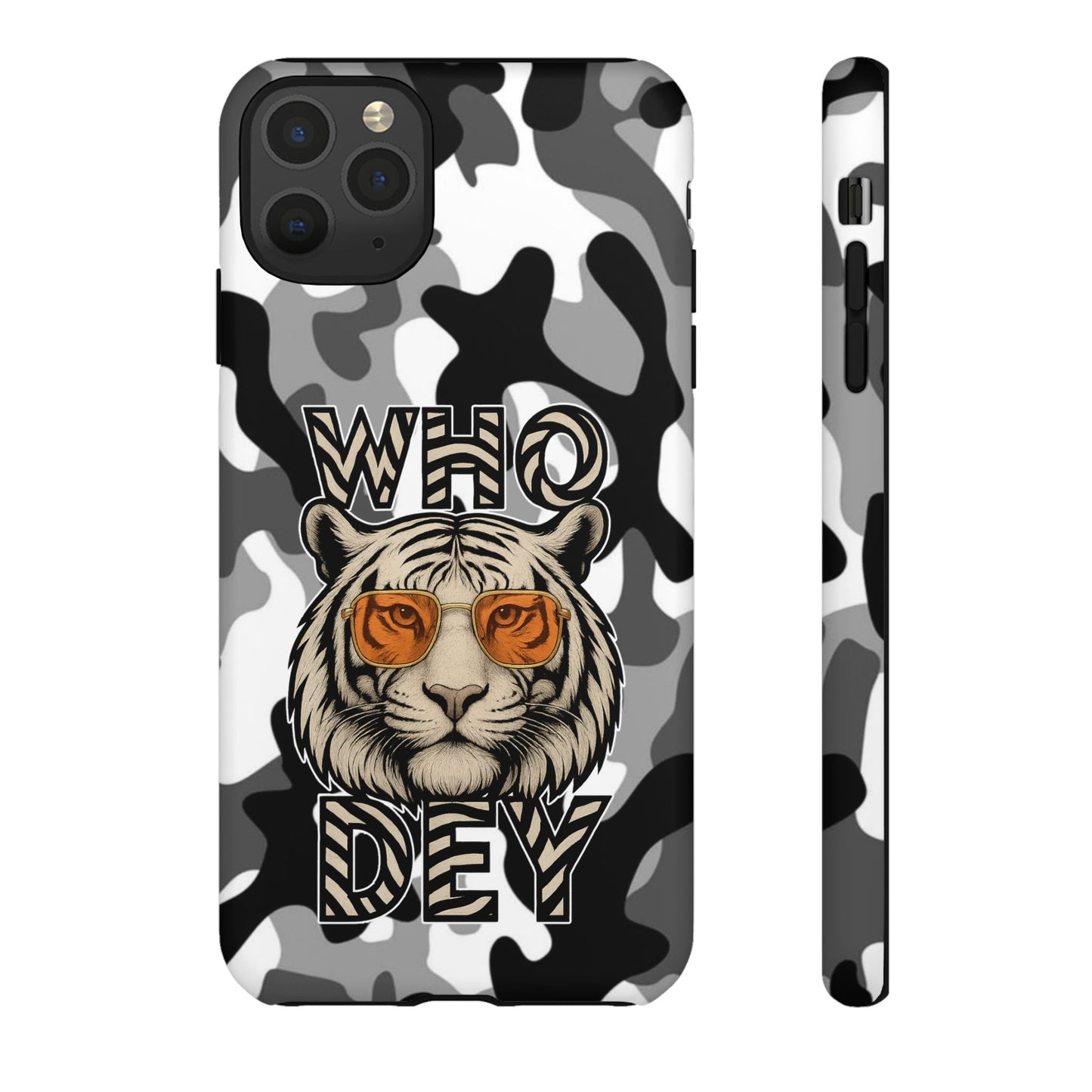 WhiteOut Tiger Phone Case for iPhone