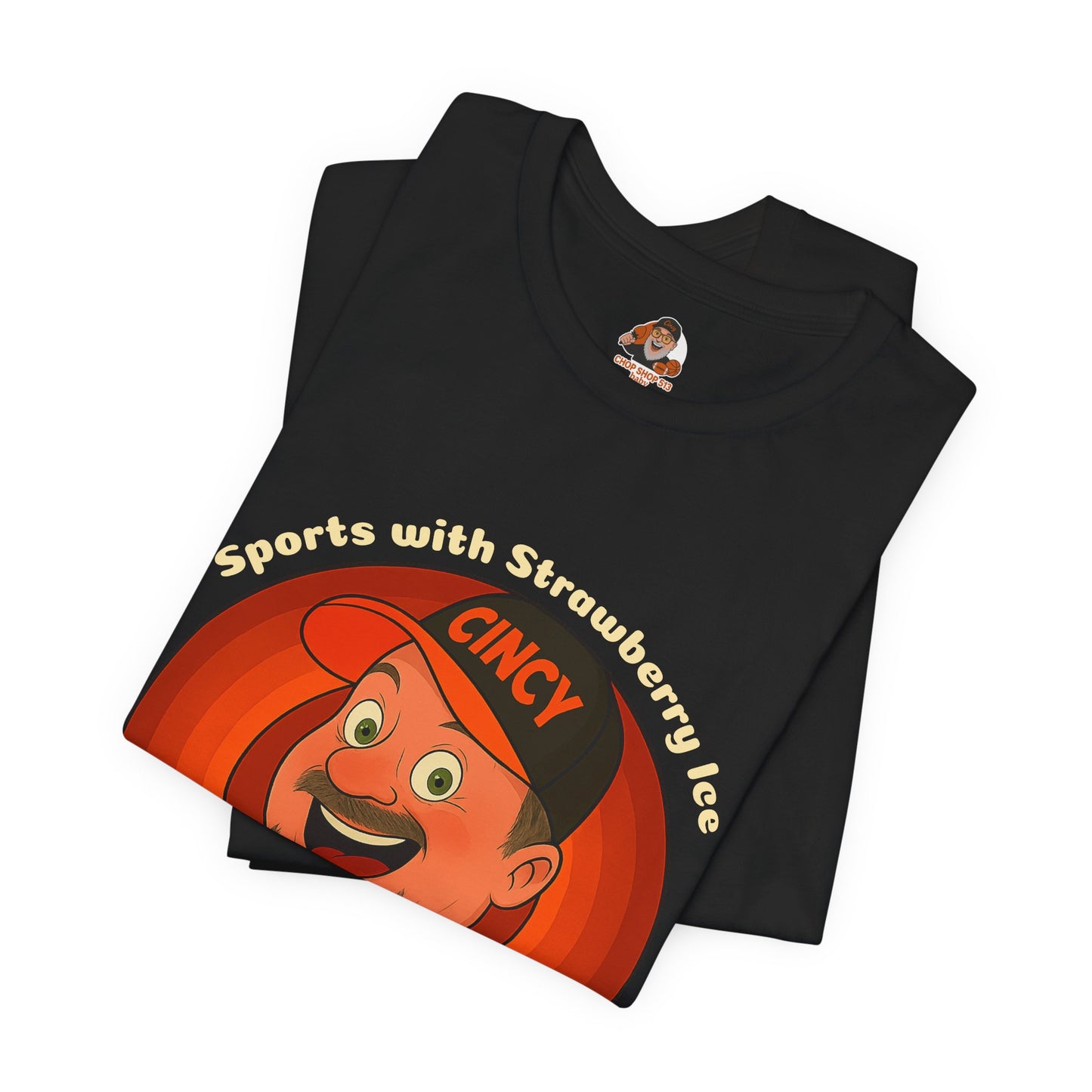 Sports with Strawberry Ice Tee, Casual Wear, Gift for Sports Fans, Unisex Shirt, Birthday or Holiday Apparel