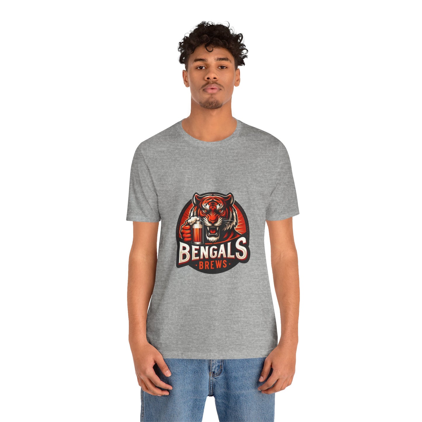 Bengals and Brews Tee Unisex Jersey Short Sleeve Tee