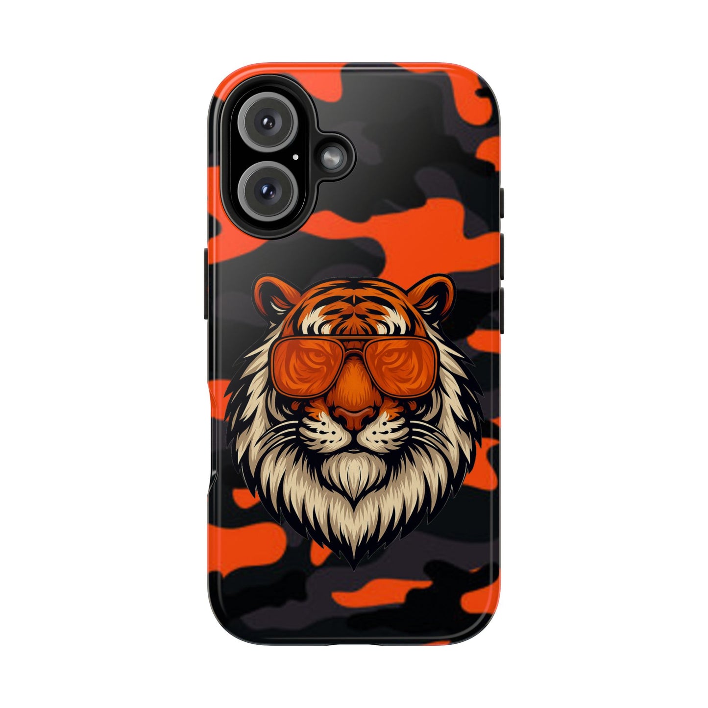Seeing life through the orange tints Tiger Tough Phone Cases