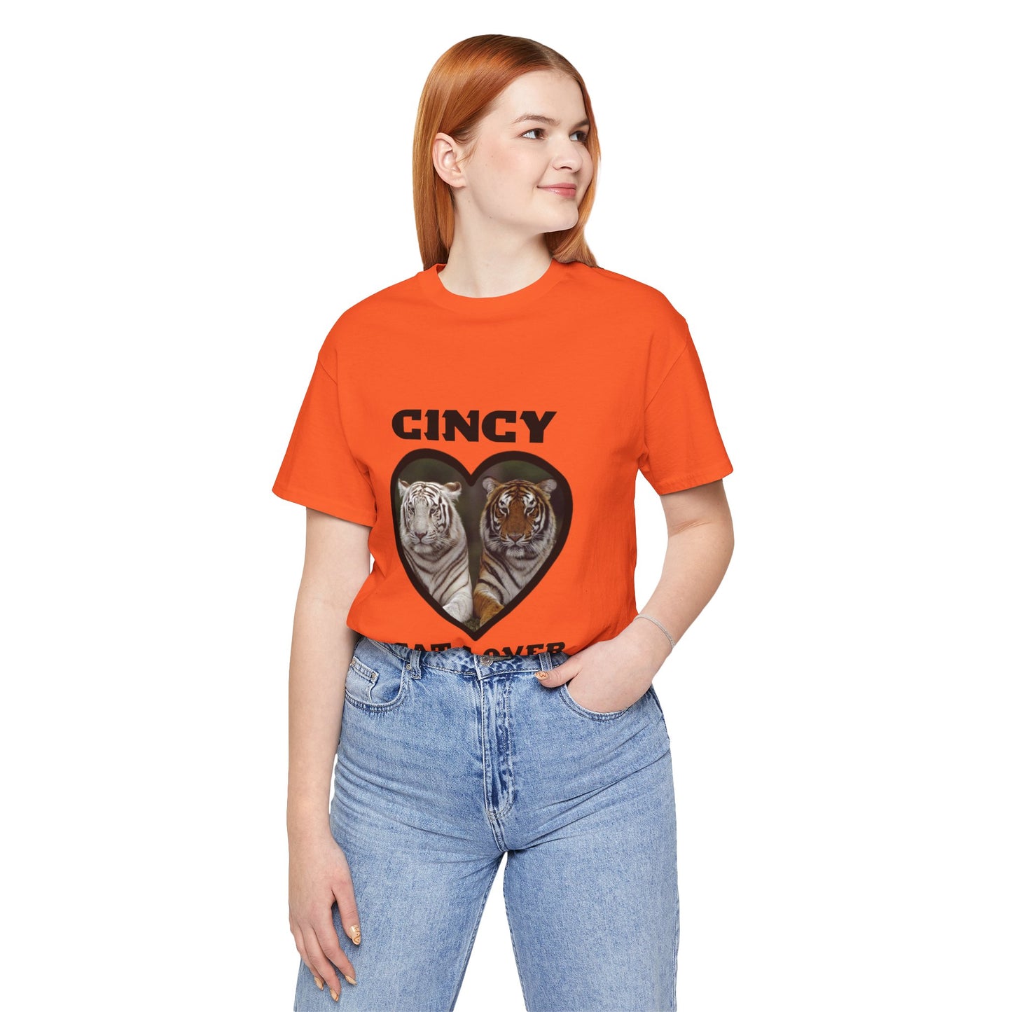Cincy Cat Lover Unisex Jersey Tee - Perfect for WhoDey Lovers