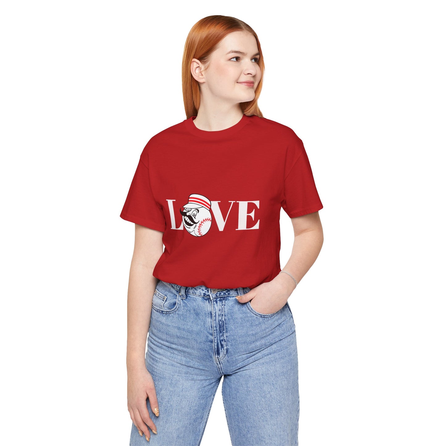 Love Baseball Unisex Jersey Tee
