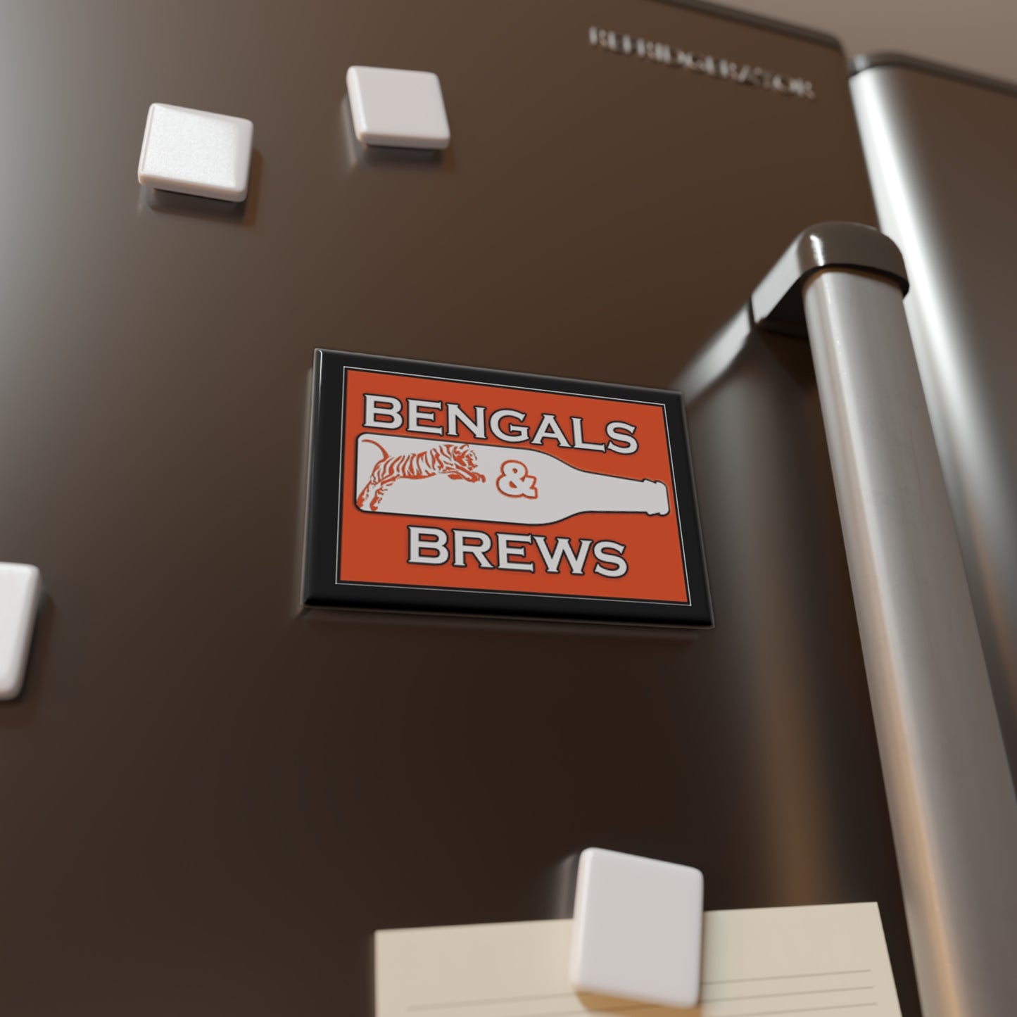 Bengals & Brews Button Magnet