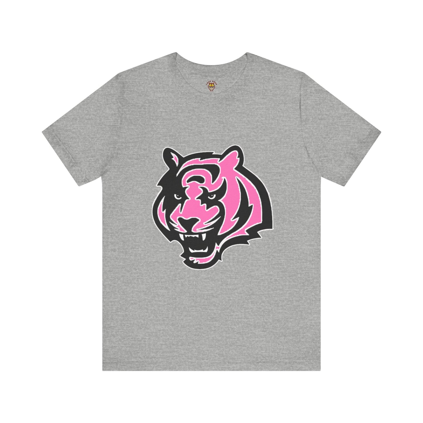 Pink Bengal Breast Cancer Awareness Spirit Unisex Jersey Short Sleeve Tee