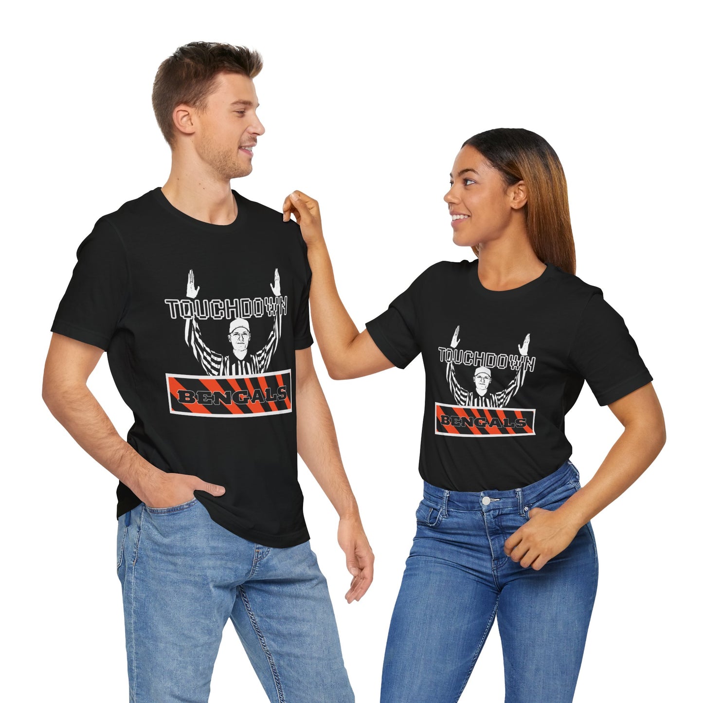 TouchDown Bengals Unisex Jersey Short Sleeve Tee