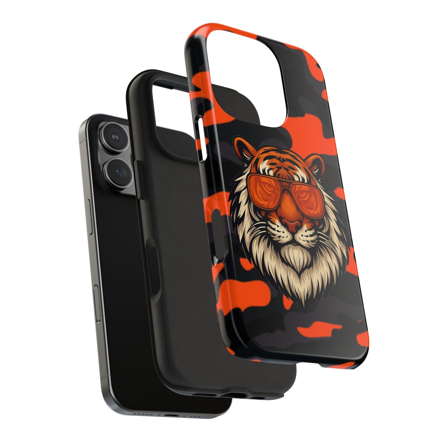 Seeing life through the orange tints Tiger Tough Phone Cases