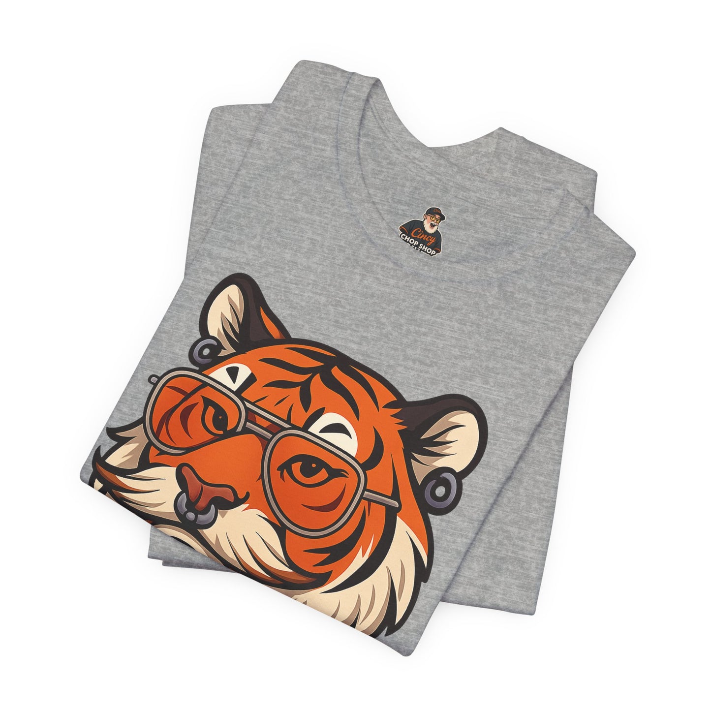 WhoDey Tiger Graphic Tee - Unisex Jersey Tee