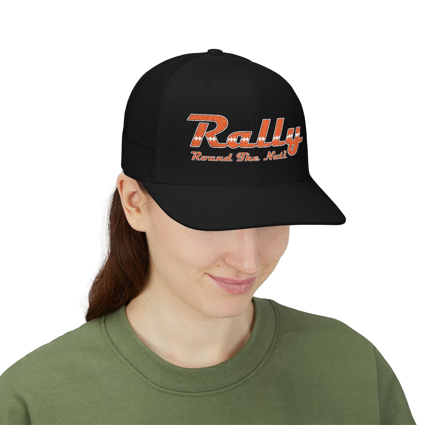 Rally Rond the Nati Embroidered Snapback Trucker Cap