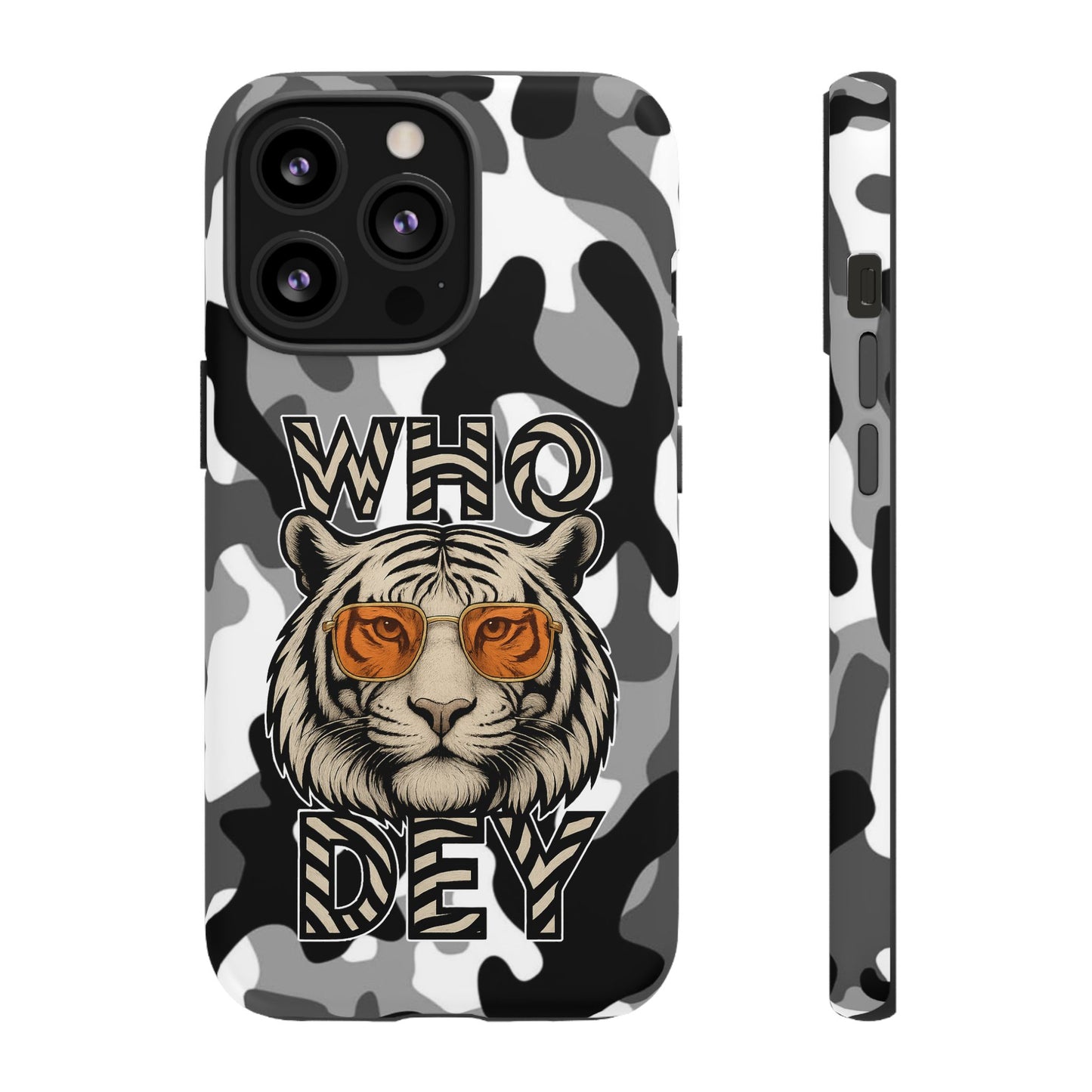 WhiteOut Tiger Phone Case for iPhone