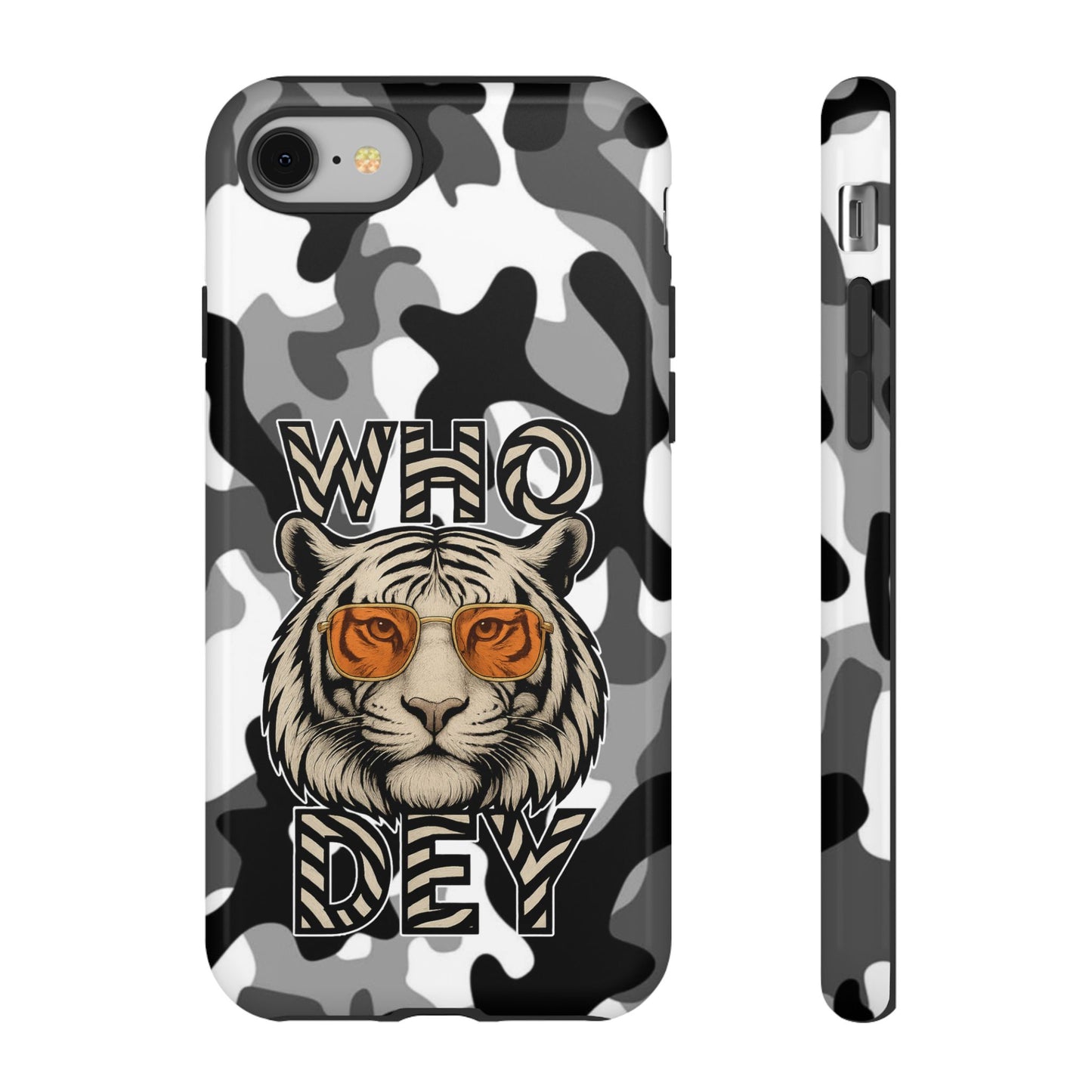 WhiteOut Tiger Phone Case for iPhone