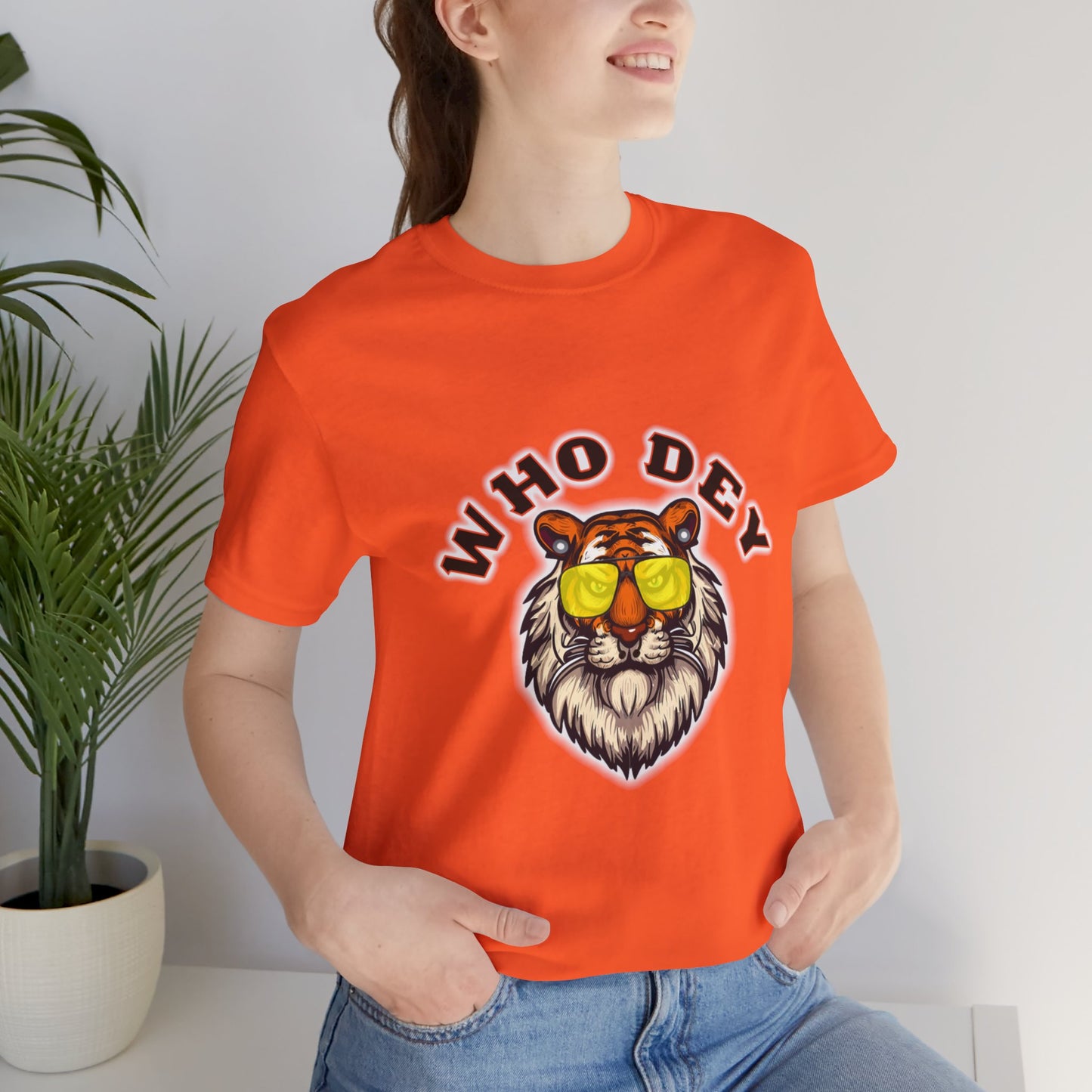 Who Dey CS513 Unisex Jersey Short Sleeve Tee