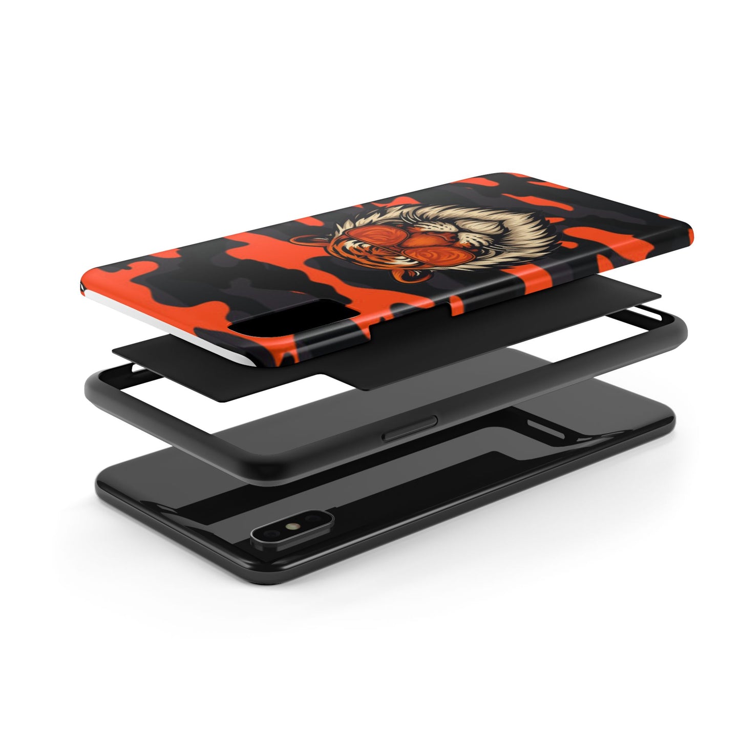 Seeing life through the orange tints Tiger Tough Phone Cases