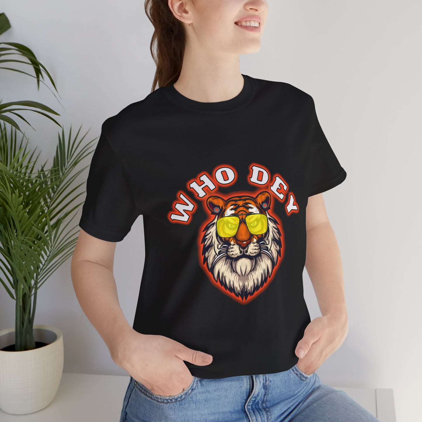 Who Dey CS513 Unisex Jersey Short Sleeve Tee