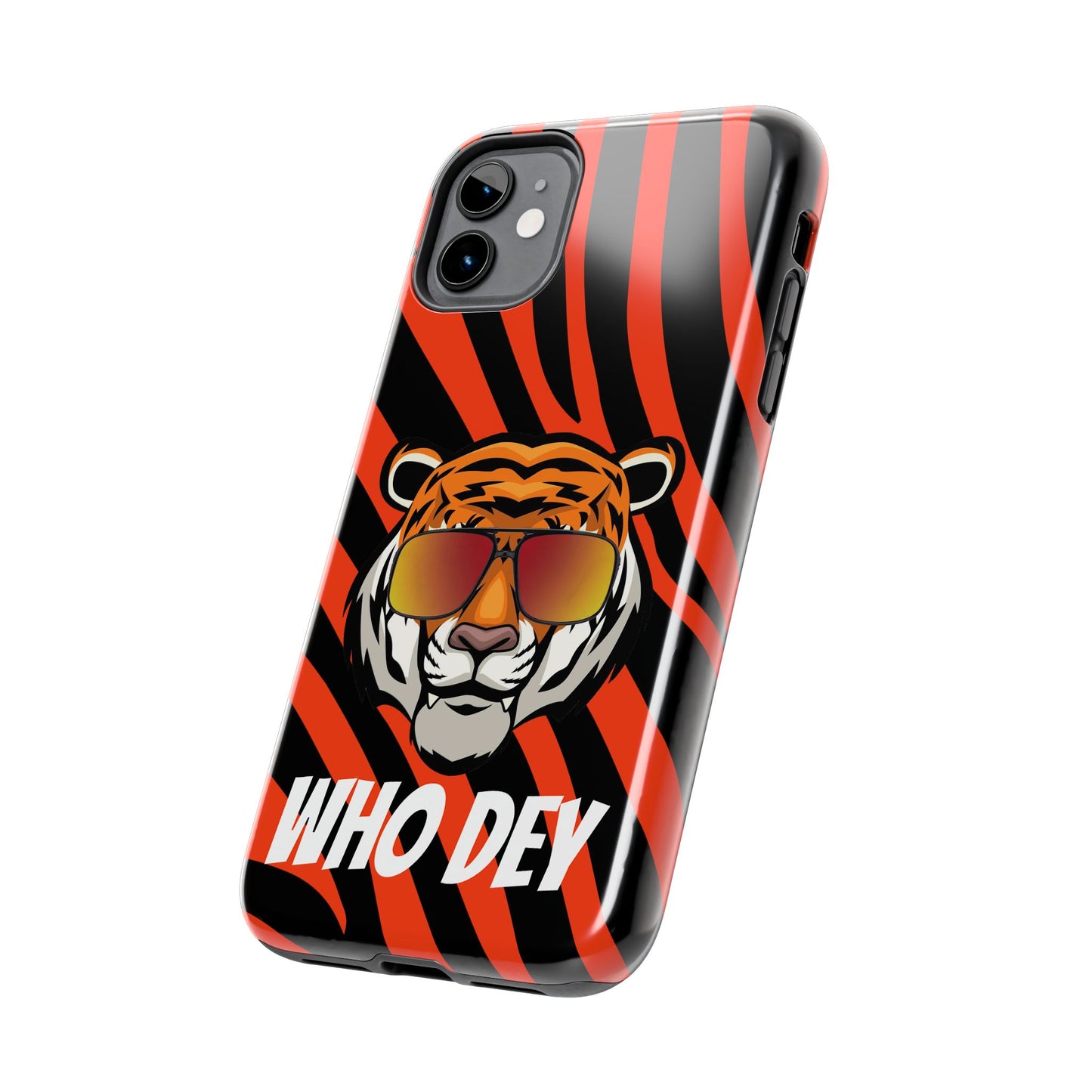 Who Dey Tiger Tough Phone Case