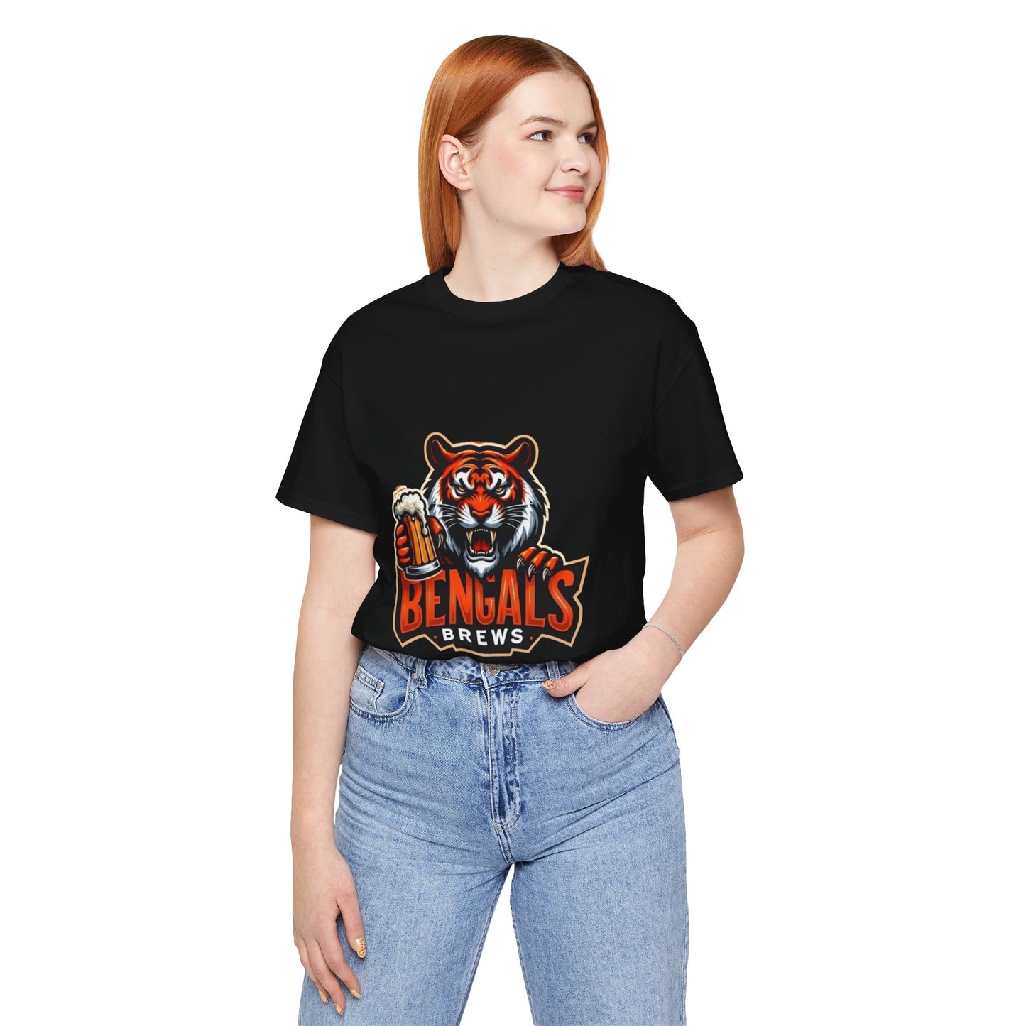 Bengals and Brews Tee Unisex Jersey Short Sleeve Tee