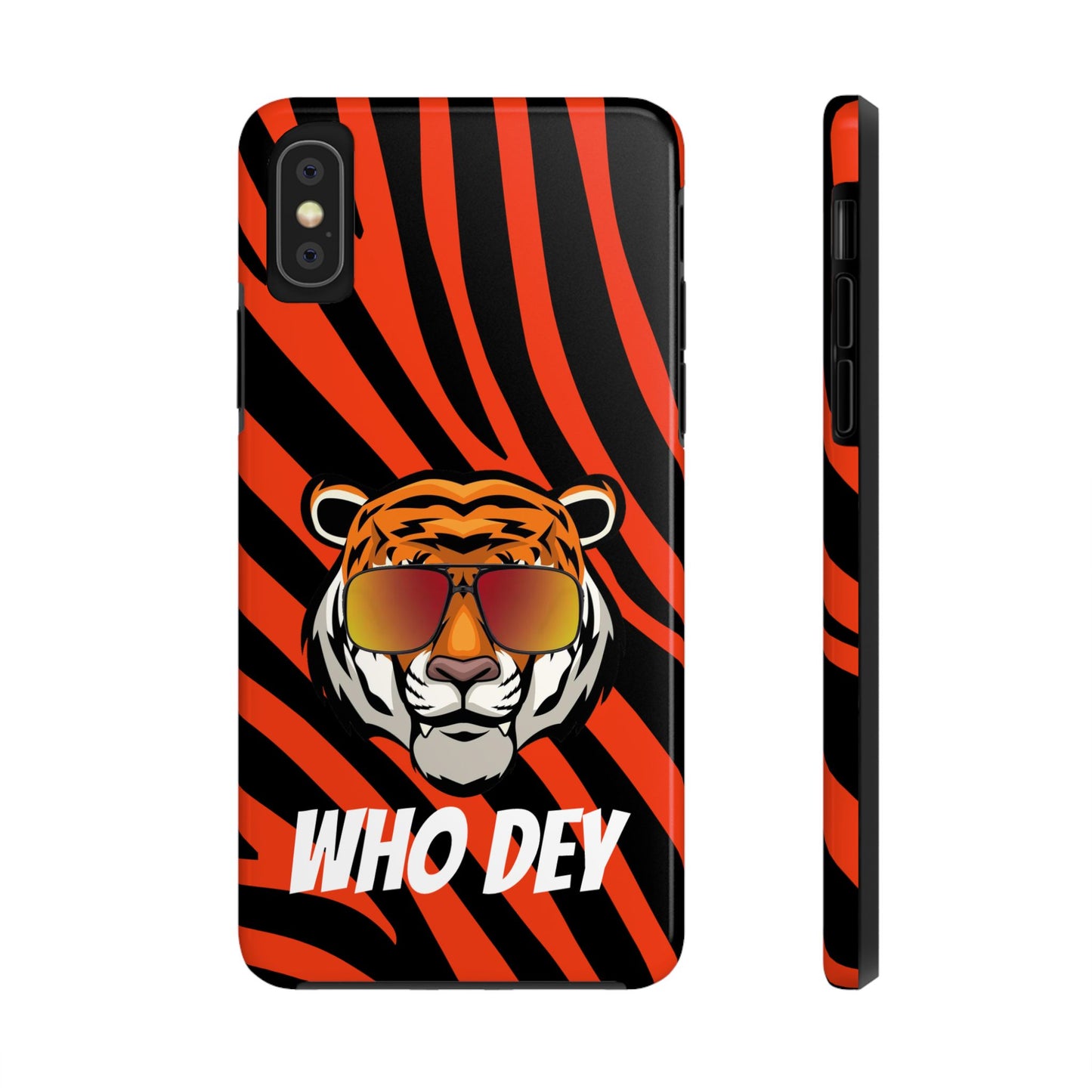 Who Dey Tiger Tough Phone Case