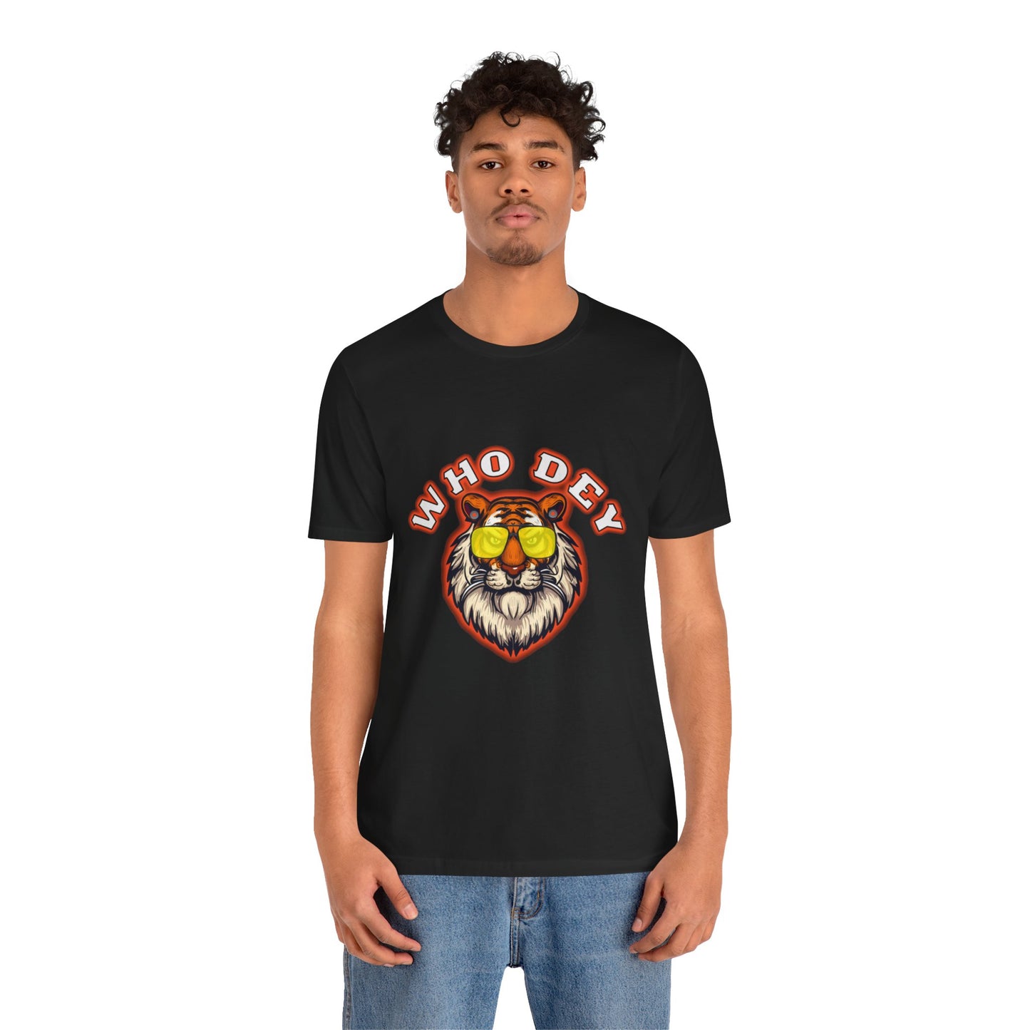 Who Dey CS513 Unisex Jersey Short Sleeve Tee