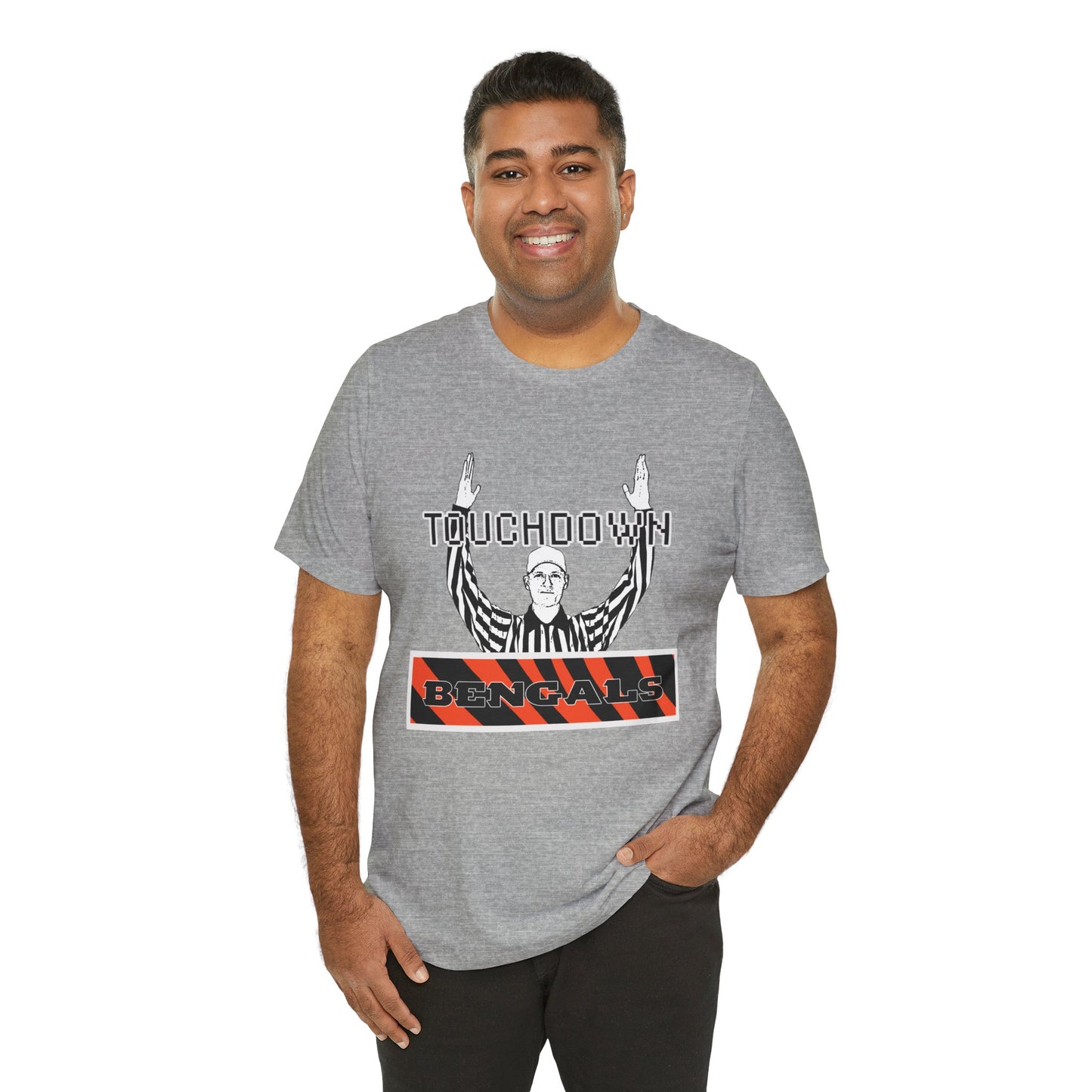 TouchDown Bengals Unisex Jersey Short Sleeve Tee
