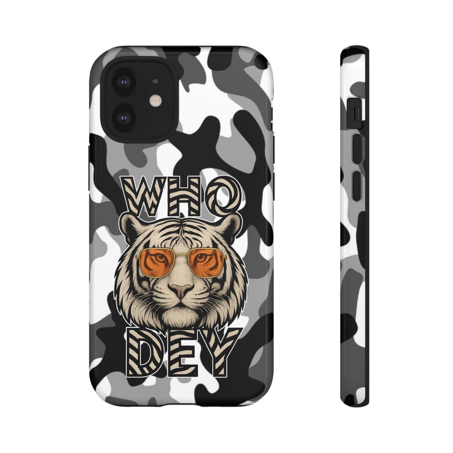 WhiteOut Tiger Phone Case for iPhone