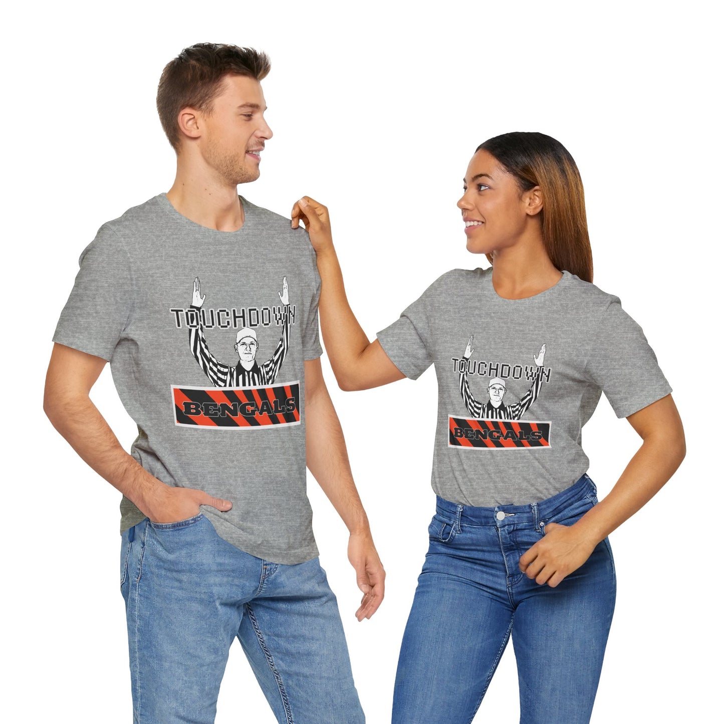 TouchDown Bengals Unisex Jersey Short Sleeve Tee