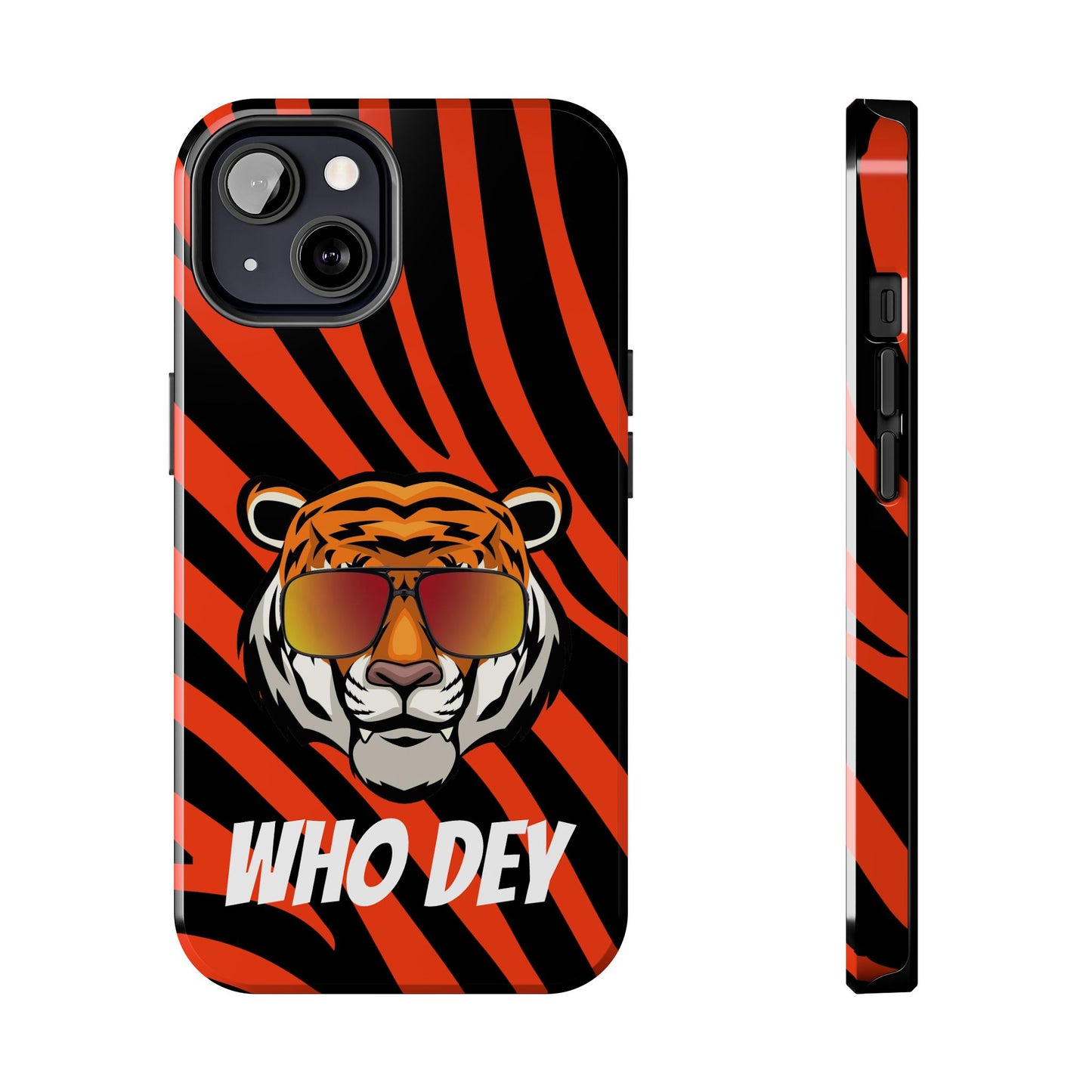 Who Dey Tiger Tough Phone Case
