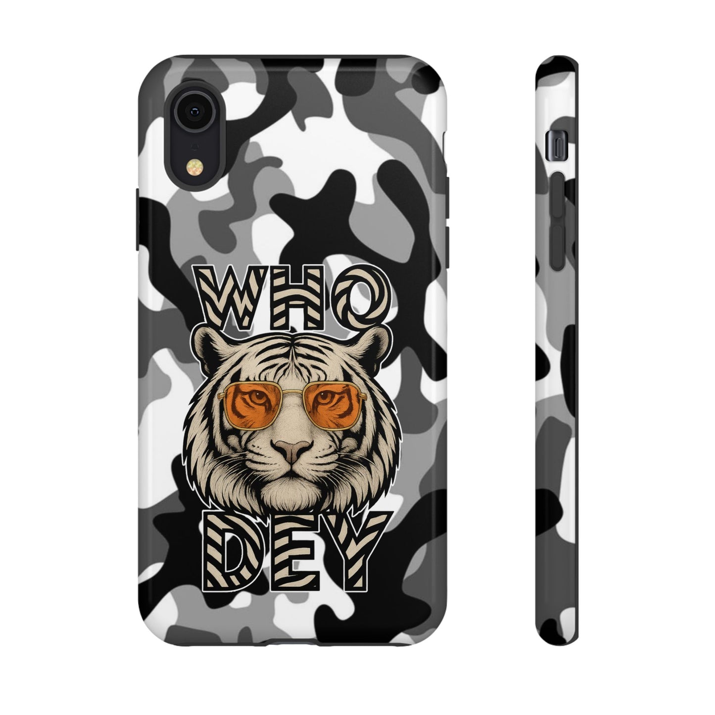 WhiteOut Tiger Phone Case for iPhone