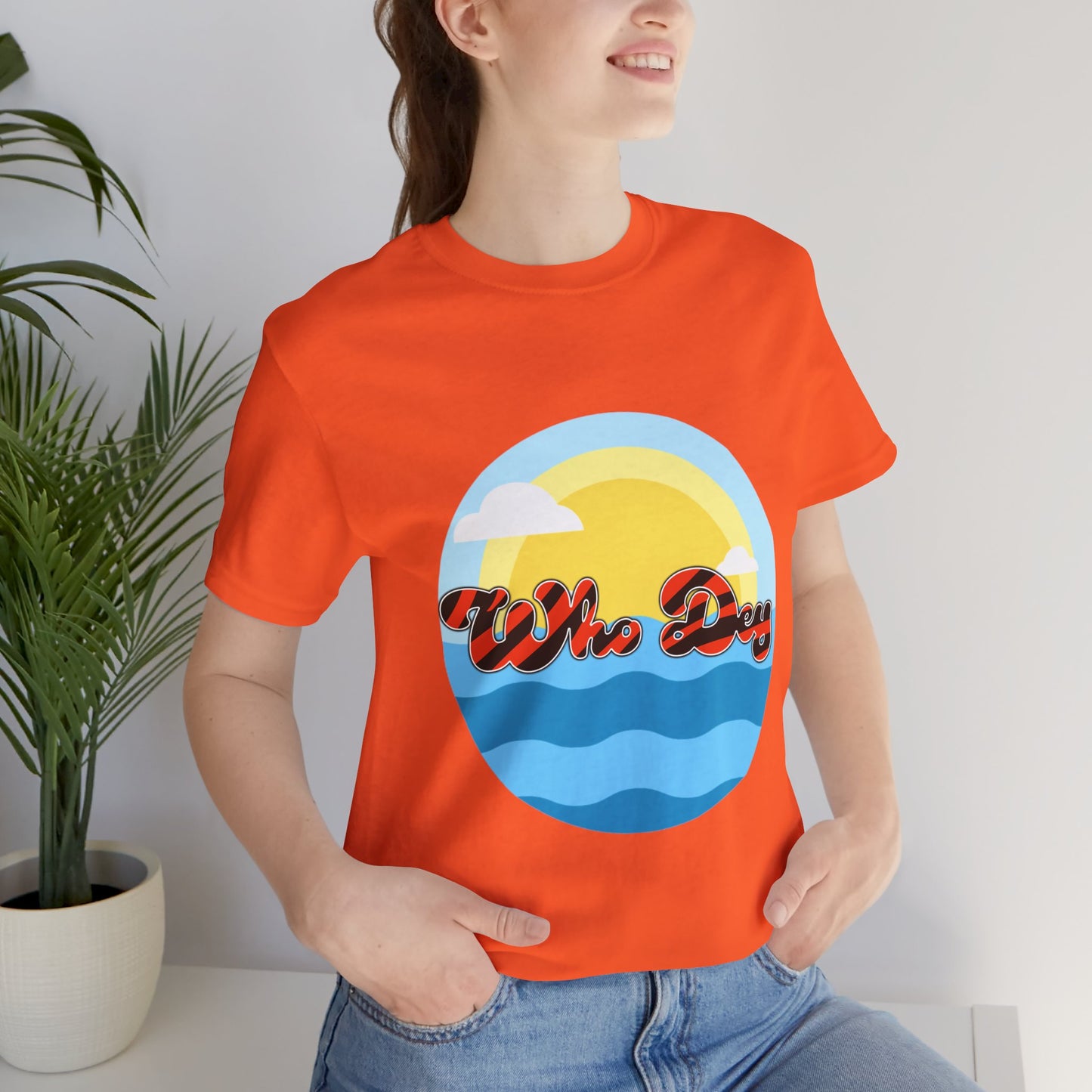 Who Dey Vibes Unisex Jersey Short Sleeve Tee