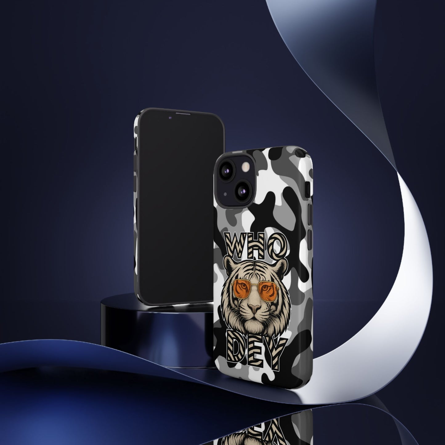 WhiteOut Tiger Phone Case for iPhone