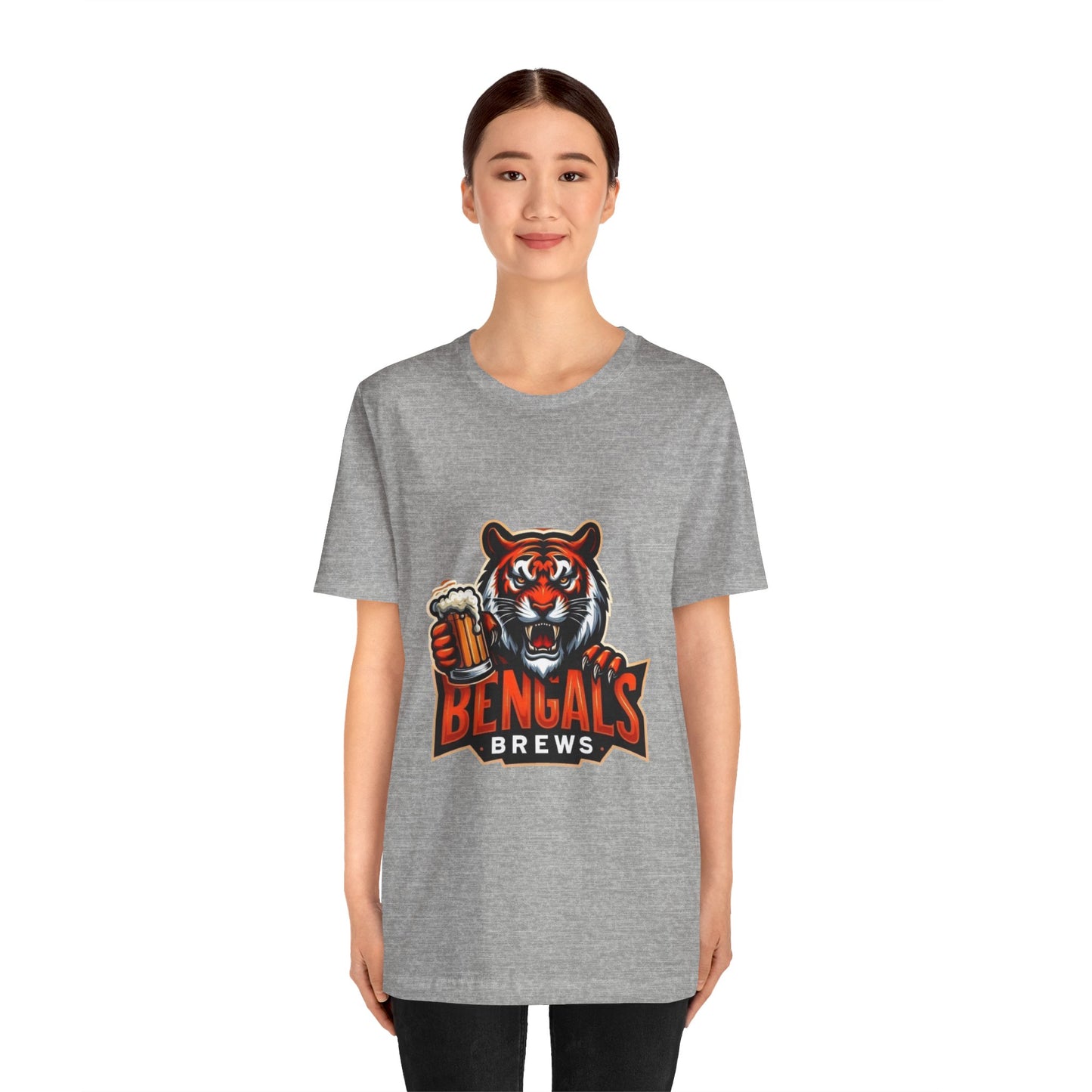 Bengals and Brews Tee Unisex Jersey Short Sleeve Tee