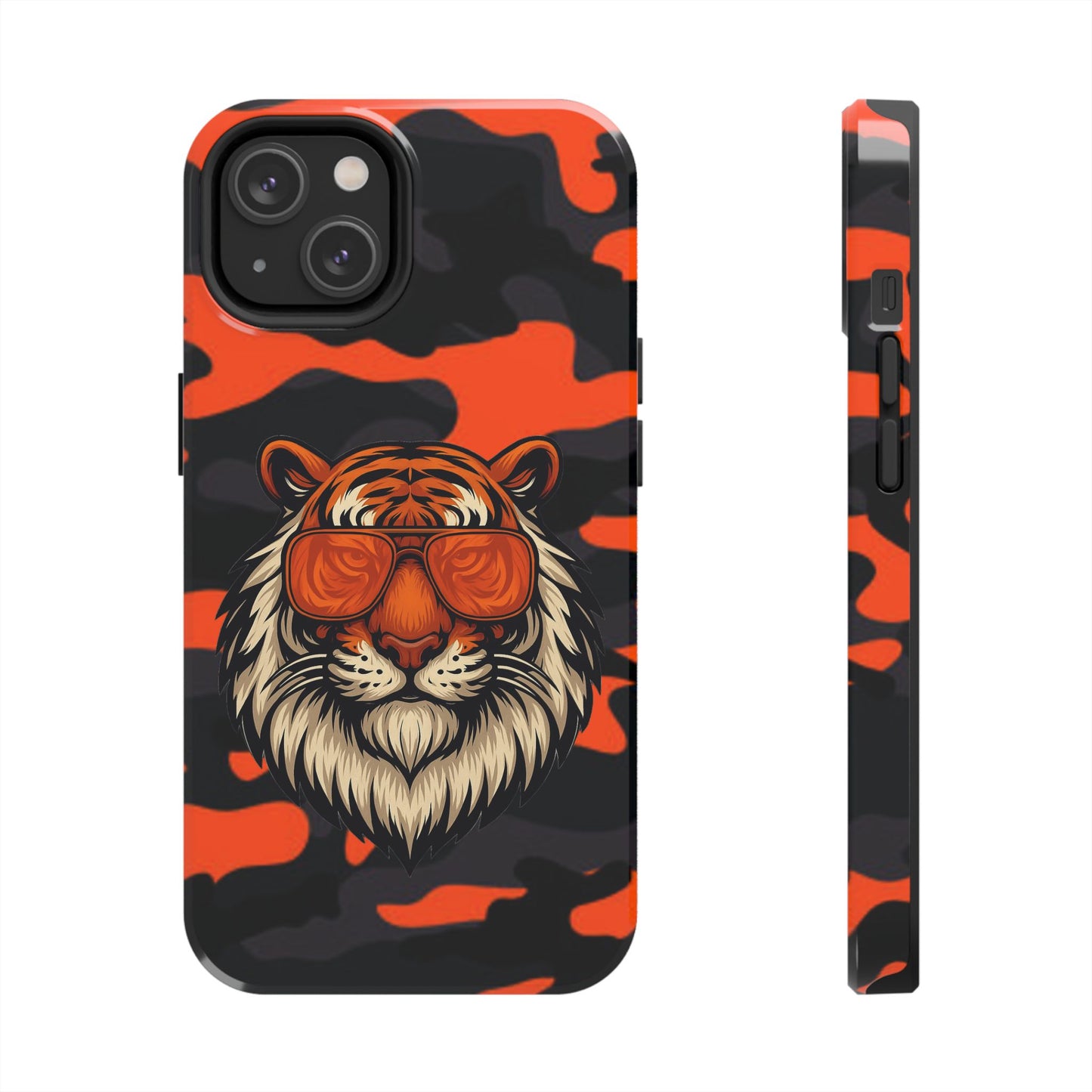 Seeing life through the orange tints Tiger Tough Phone Cases