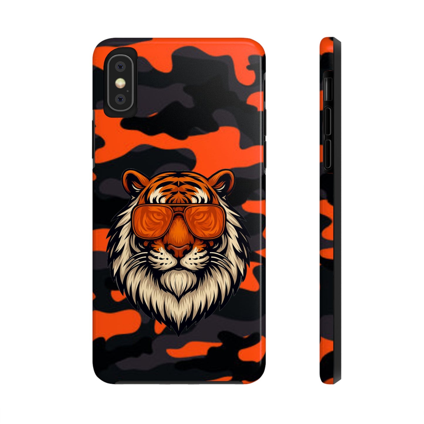 Seeing life through the orange tints Tiger Tough Phone Cases