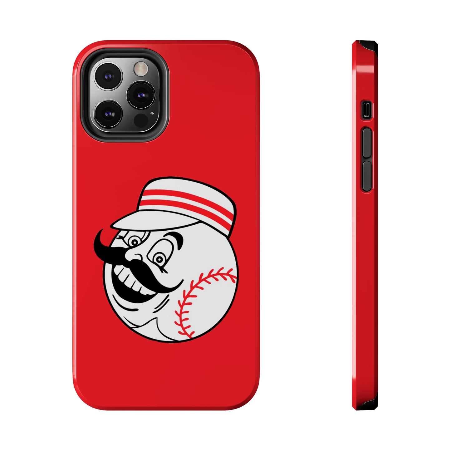 BaseBall Head Tough Phone Cases