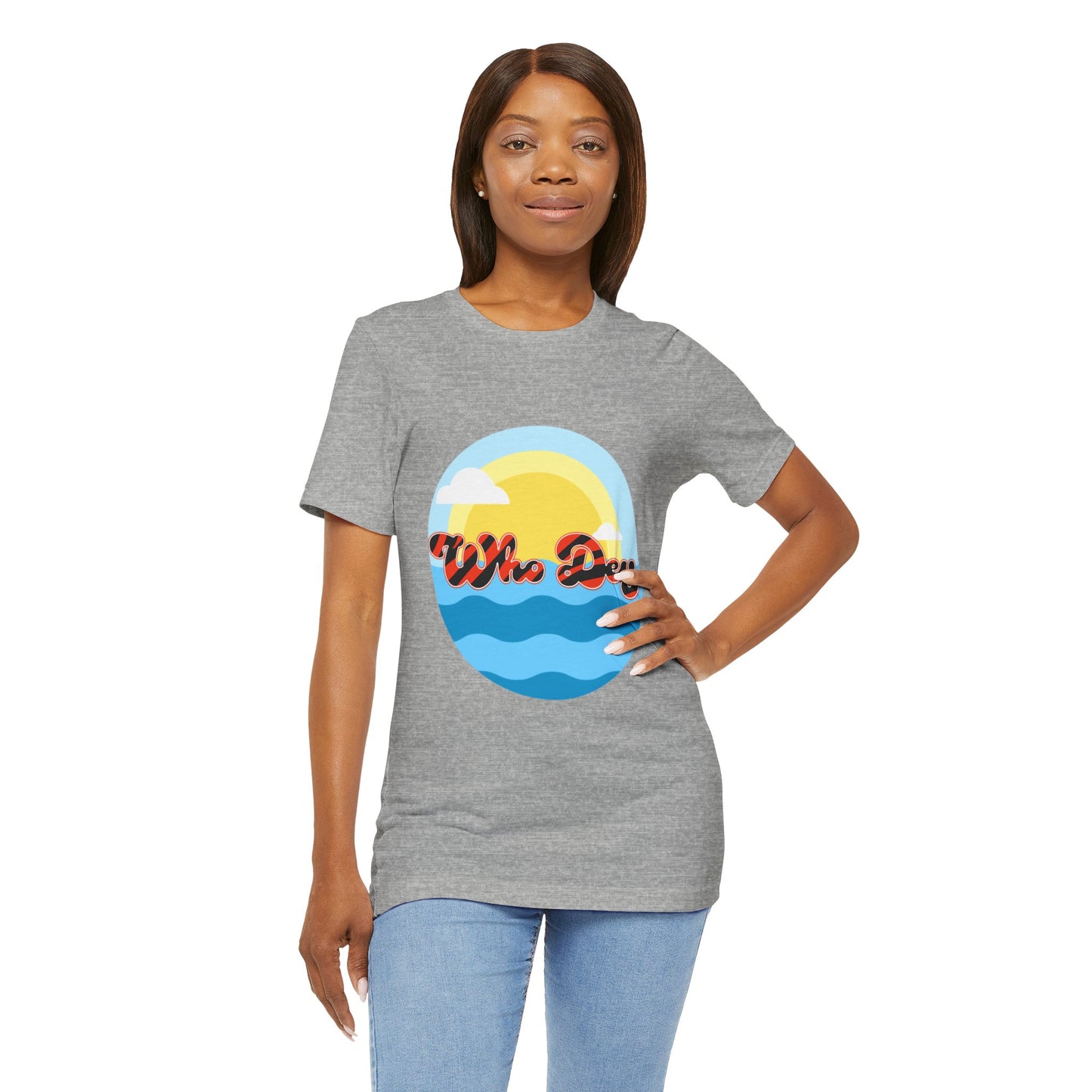 Who Dey Vibes Unisex Jersey Short Sleeve Tee