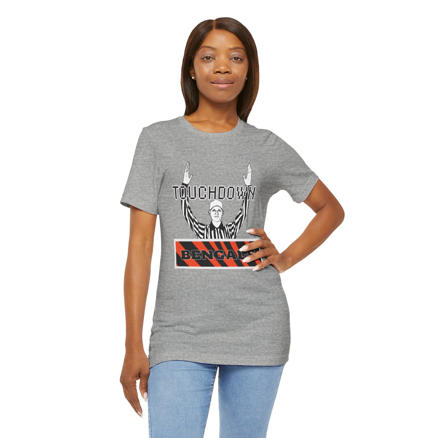 TouchDown Bengals Unisex Jersey Short Sleeve Tee