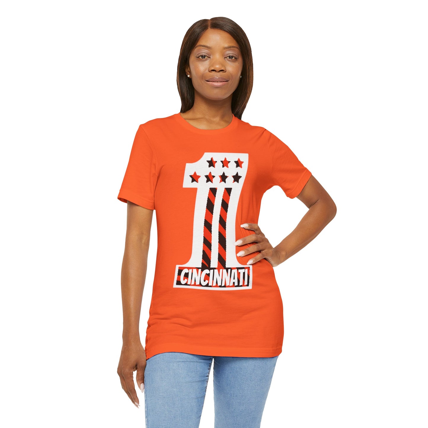 Cincinnati #1 Unisex Jersey Short Sleeve Tee