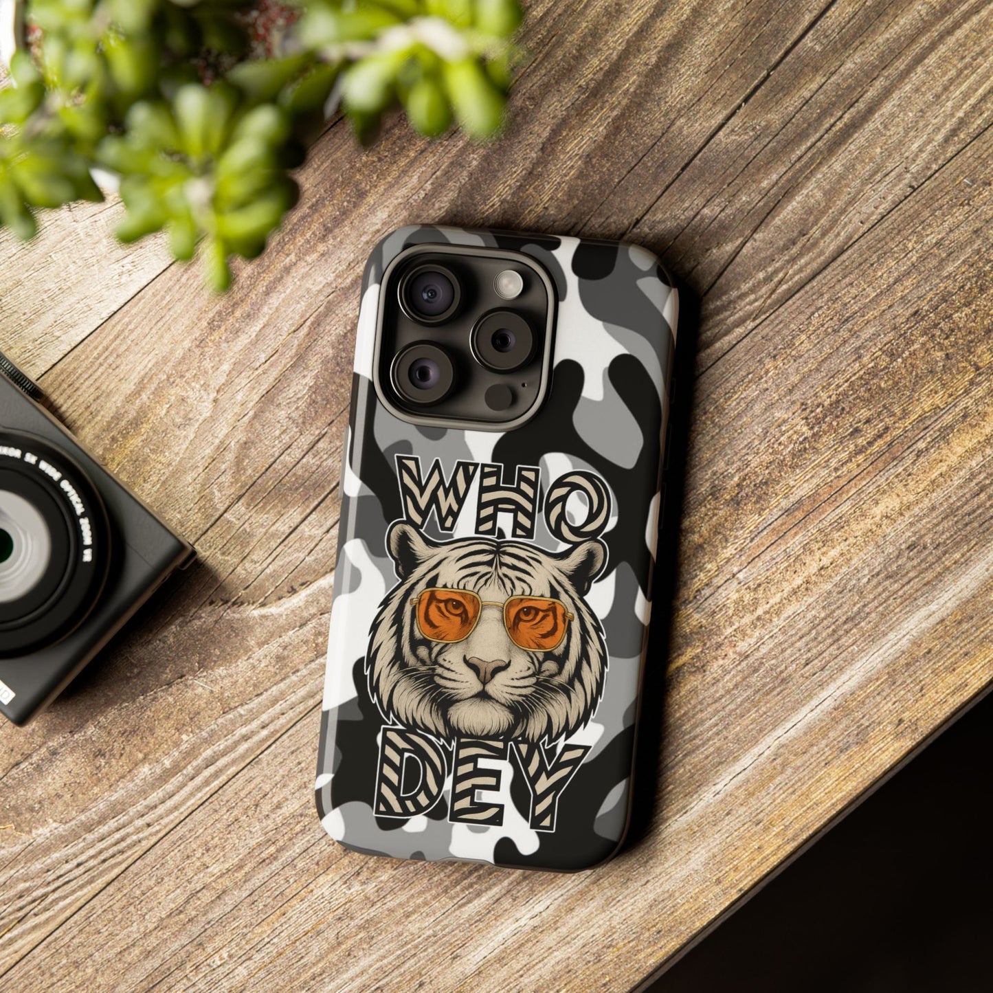 WhiteOut Tiger Phone Case for iPhone