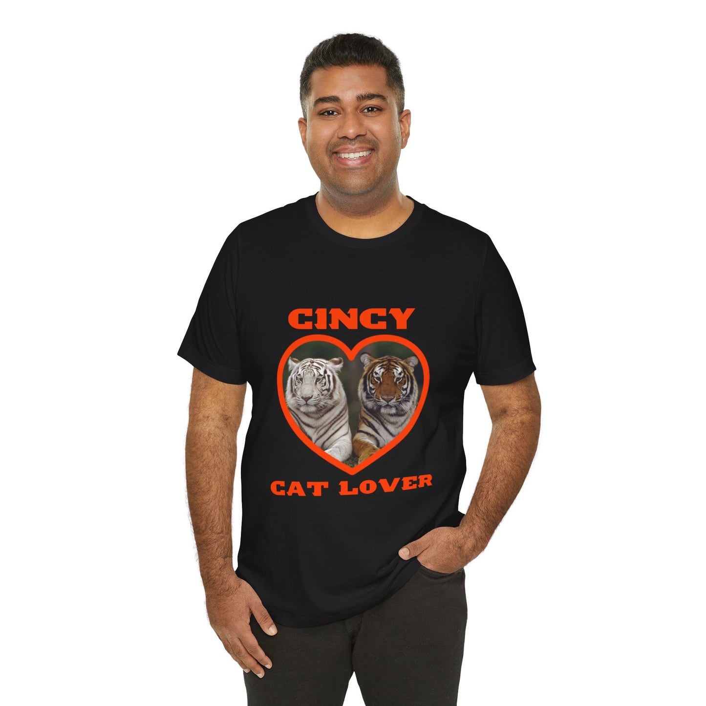 Cincy Cat Lover Unisex Jersey Tee - Perfect for WhoDey Lovers