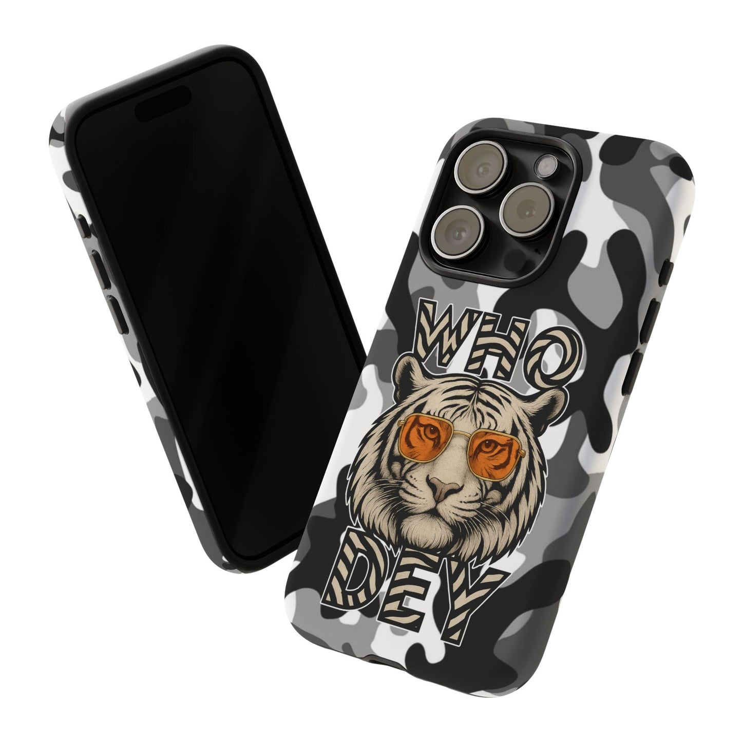 WhiteOut Tiger Phone Case for iPhone