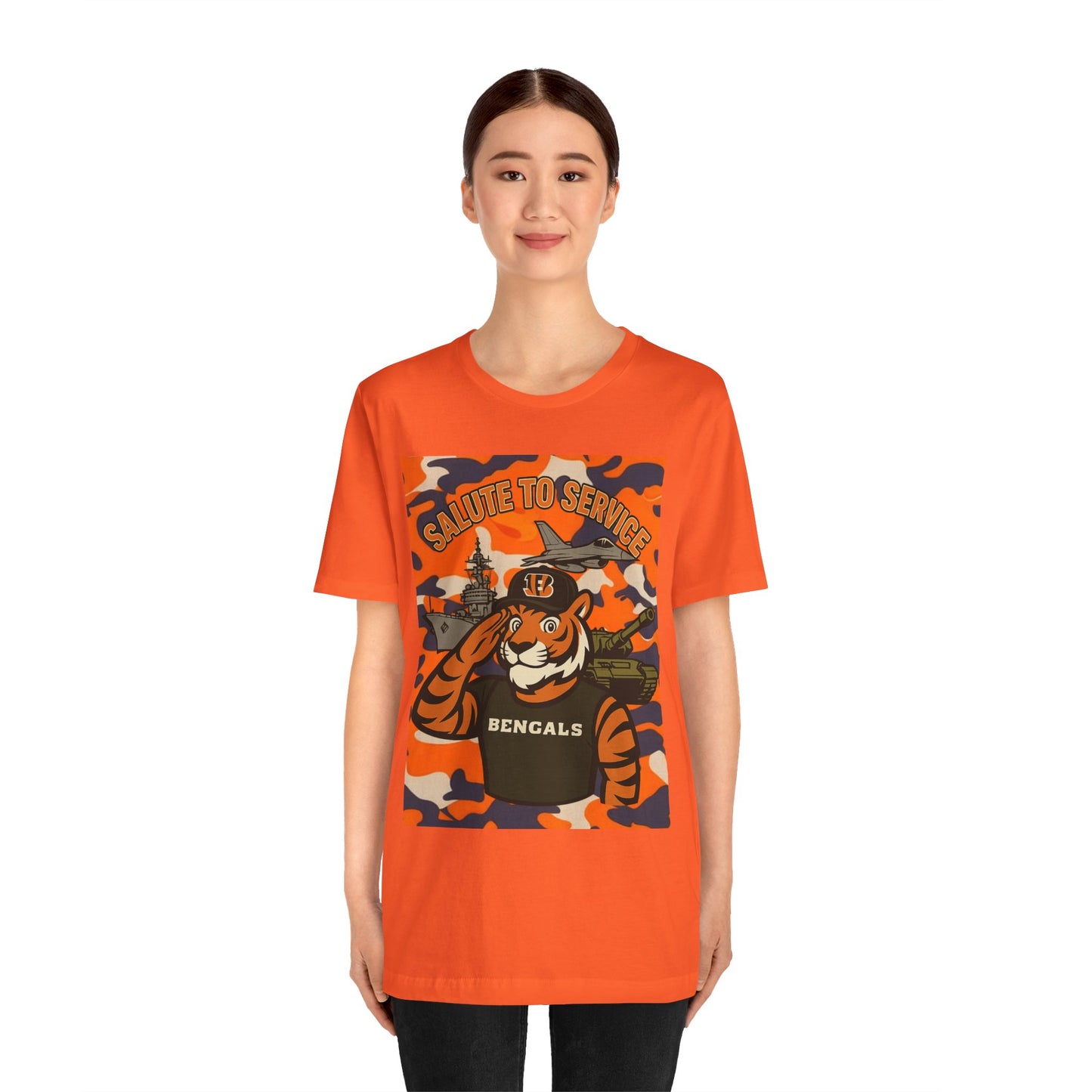 Salute to Service Tigers Unisex Jersey Tee - Camo Design