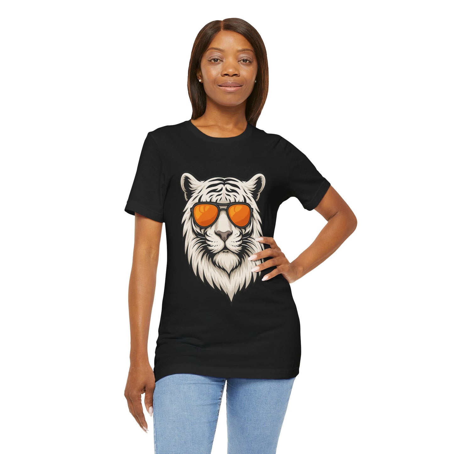 Cool Tiger Orange Sunglasses Tee