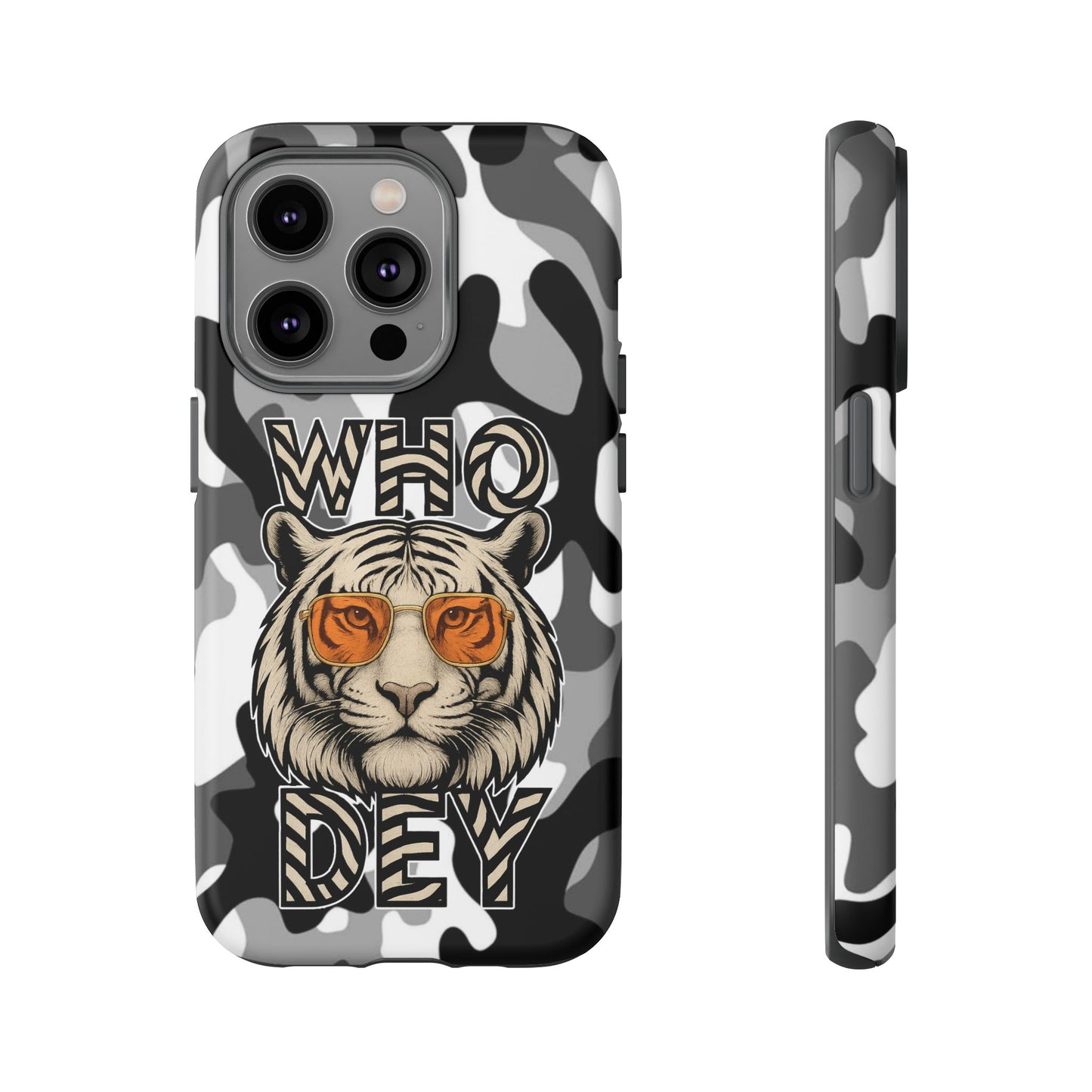 WhiteOut Tiger Phone Case for iPhone