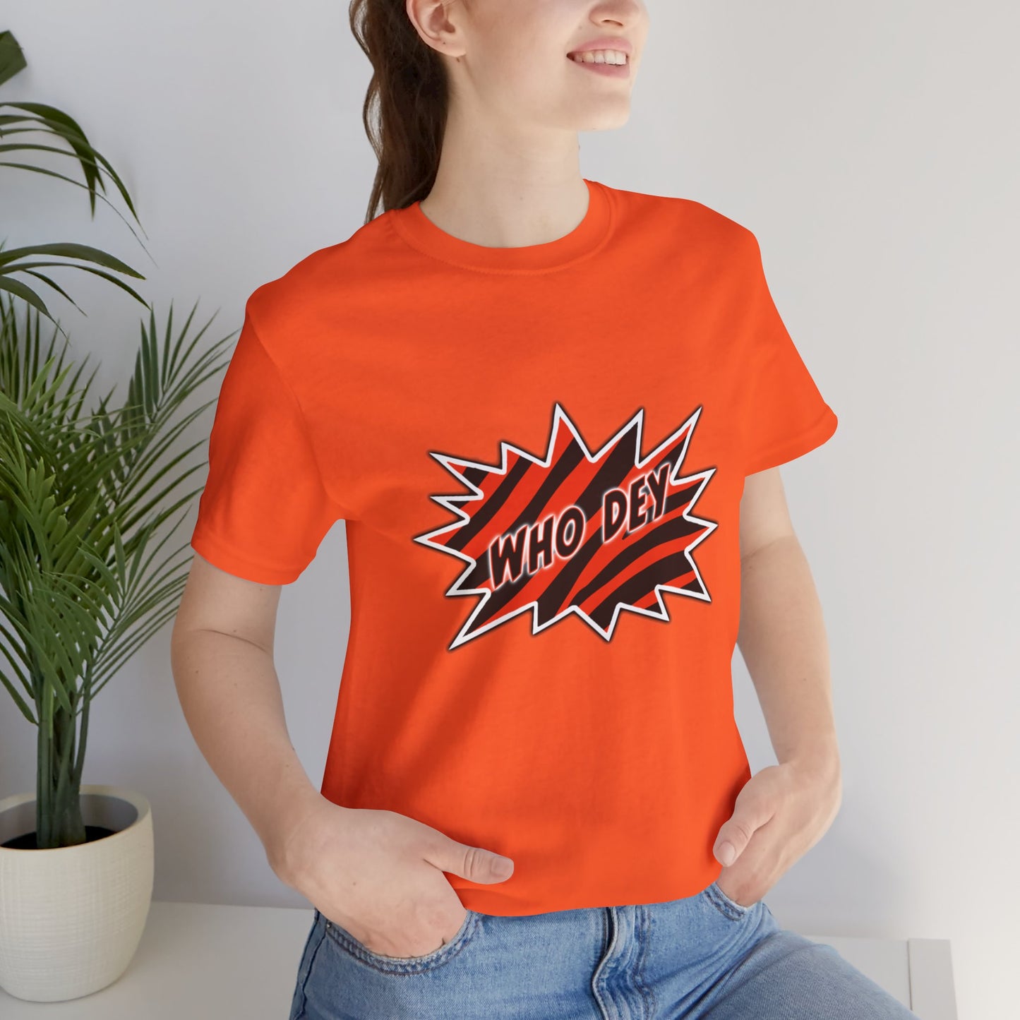 Who Dey! Unisex Jersey Short Sleeve Tee